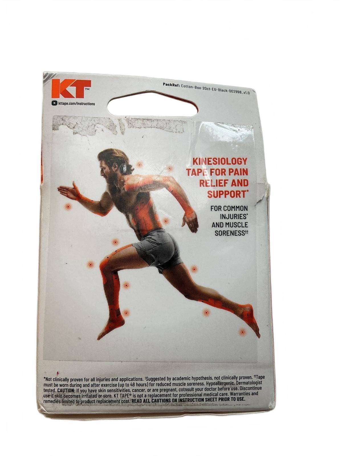 RockTape Kinesiology Tape 5cm x 5m Plus Kt Tape 20 Strips