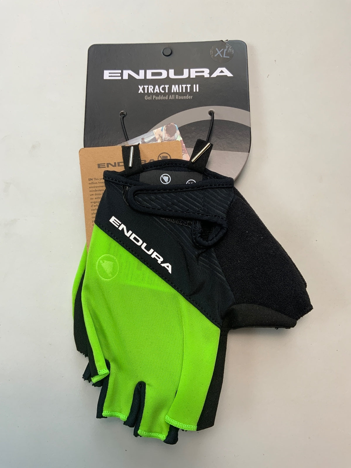 Endura Xtract Mitt II Cycling Gloves XL Green Black