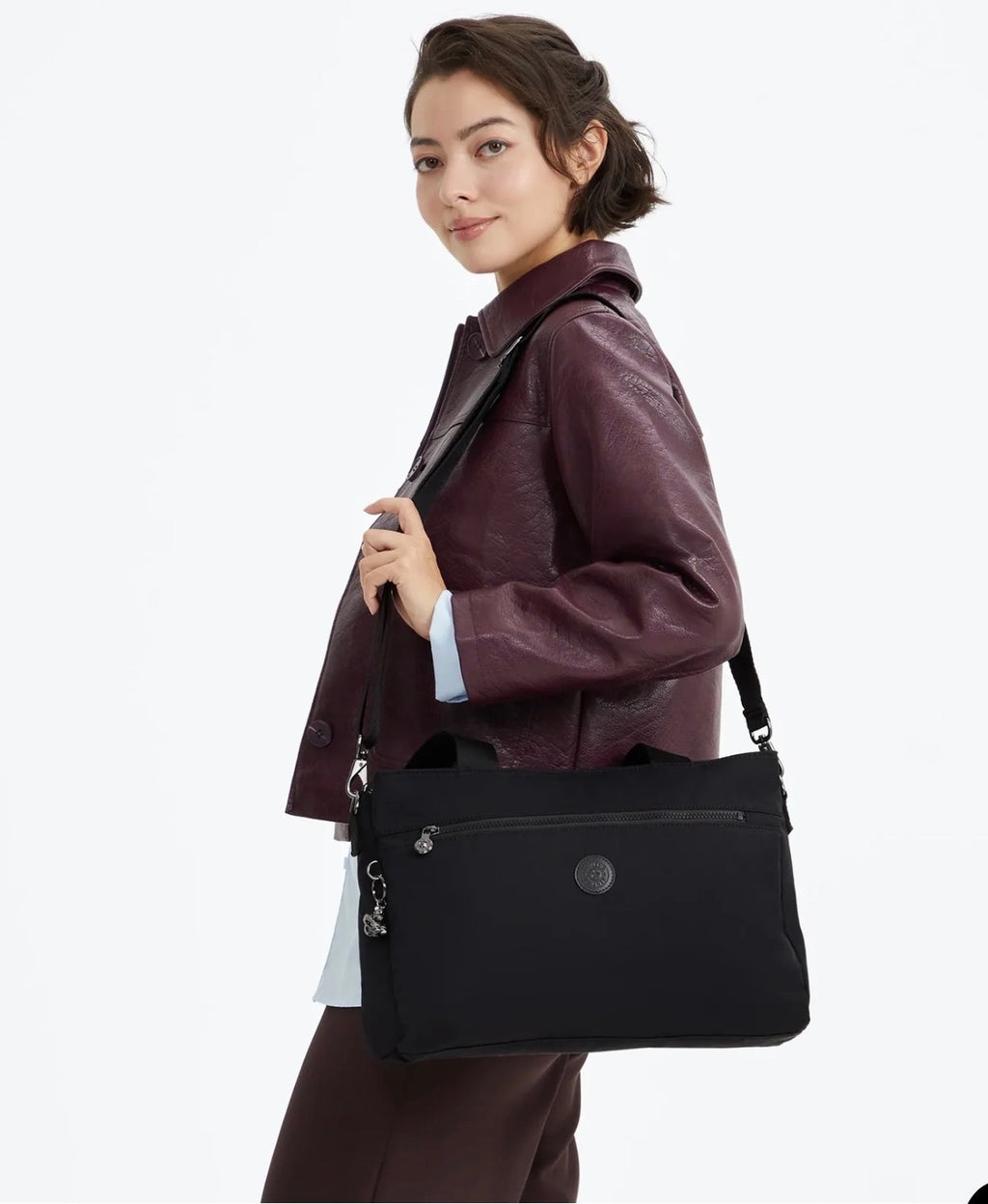 Kipling Elysia Work S Women's Small Work Bag Black Laptop Protection