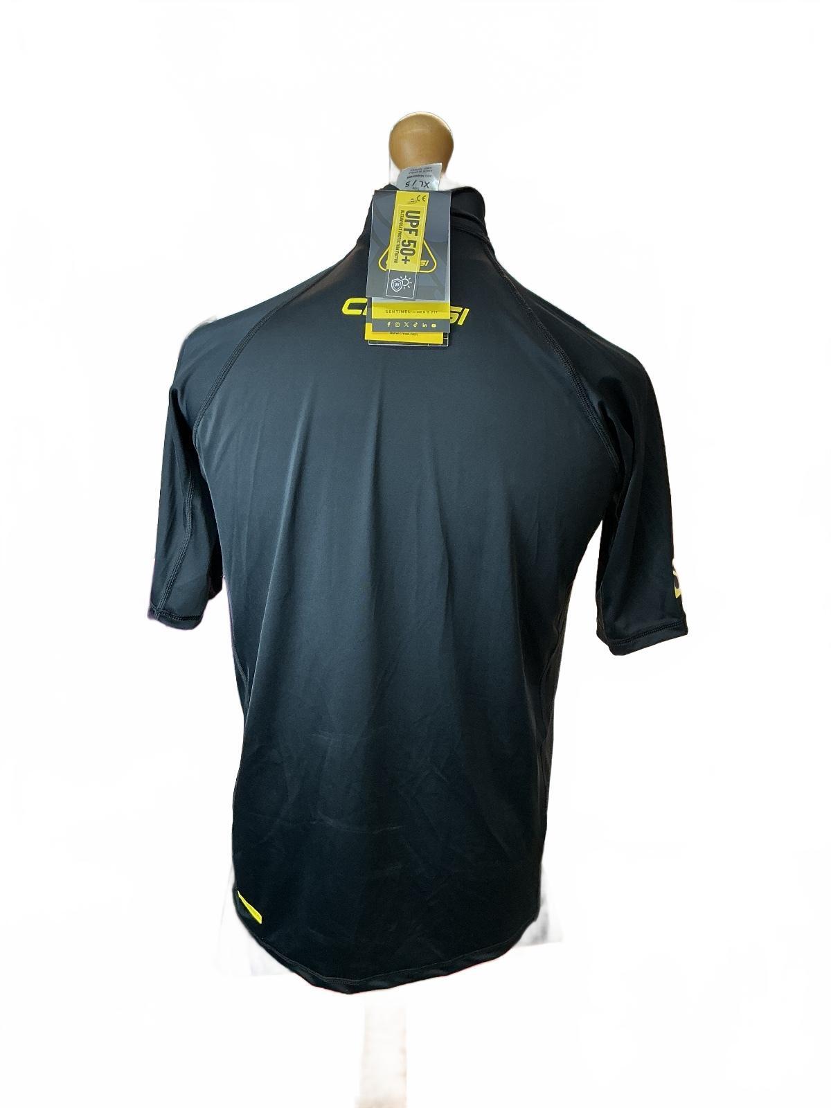 Cressi Rashguard Man XL Black Quick-Drying Lightweight UV Protection