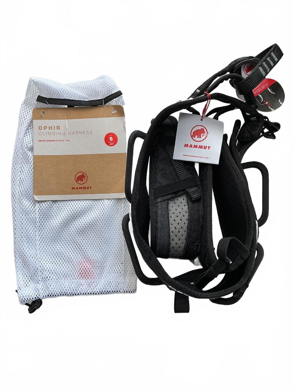 Mammut Ophir SlideClimbing Harness Size S Black