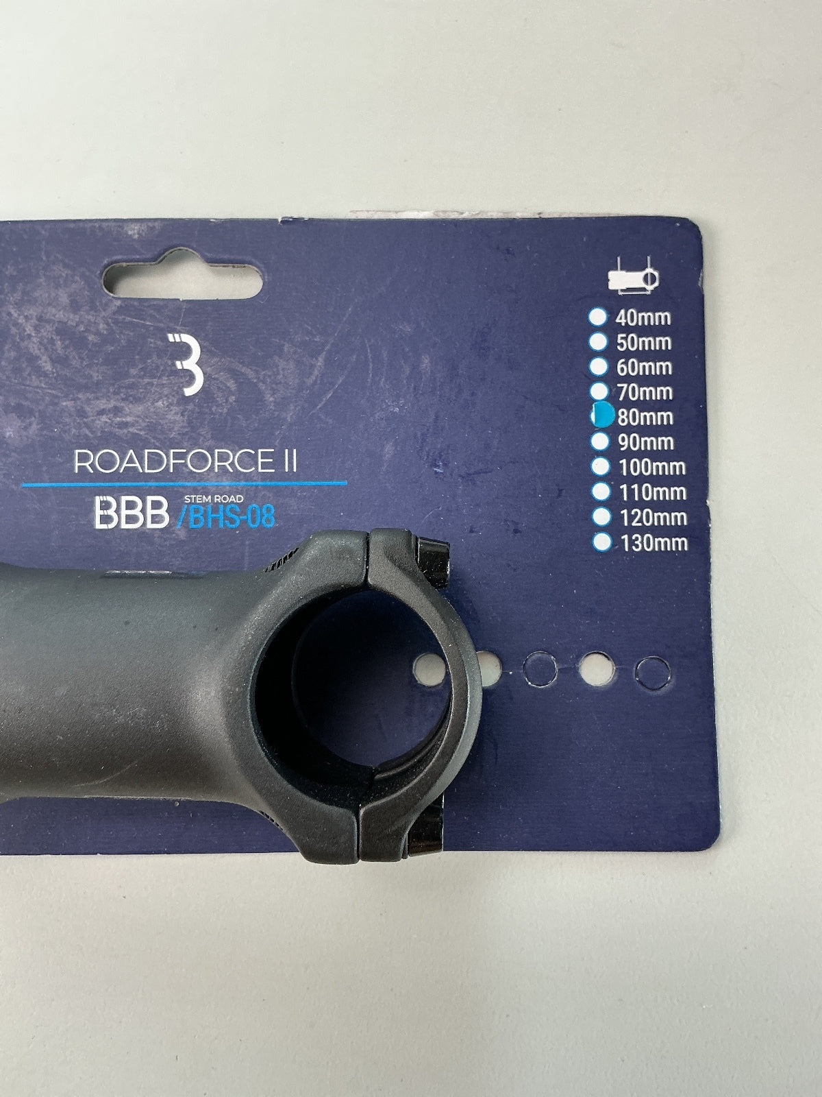 BBB Roadforce II Stem Road Black 80mm