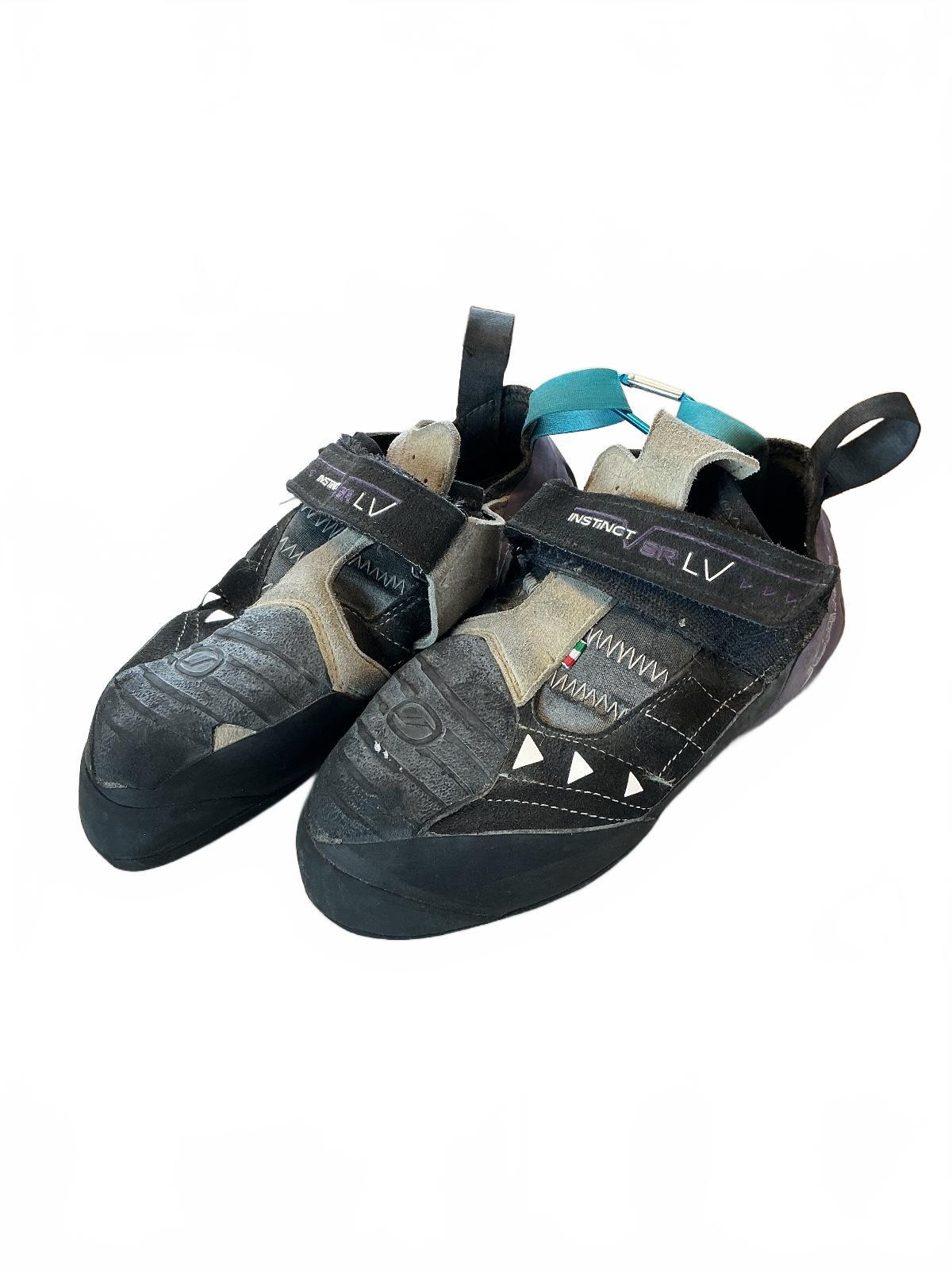 Scarpa Instinct LV Unisex Climbing Shoes Size 42/Uk 8 Black Purple Durable