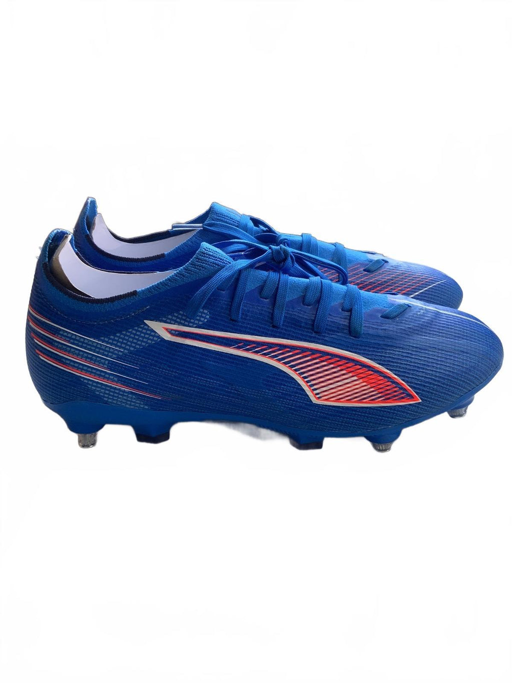 Puma Ultra 6 Match MxSG Football Boots Size UK 6.5 EUR 40.5 Blue Red