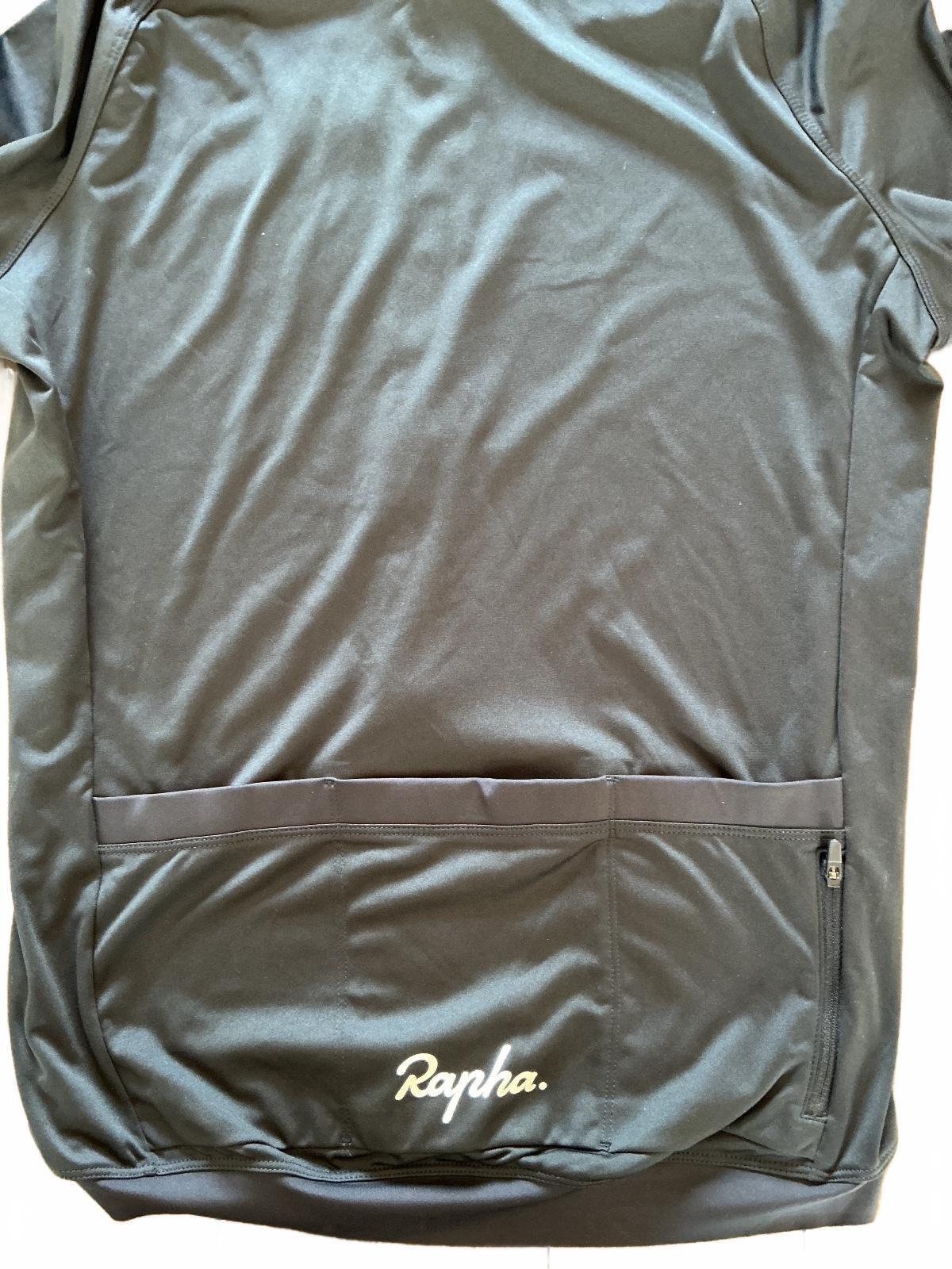 Rapha Ladies Black Long Sleeve Cycling Jersey Size Regular M Comfortable Fit