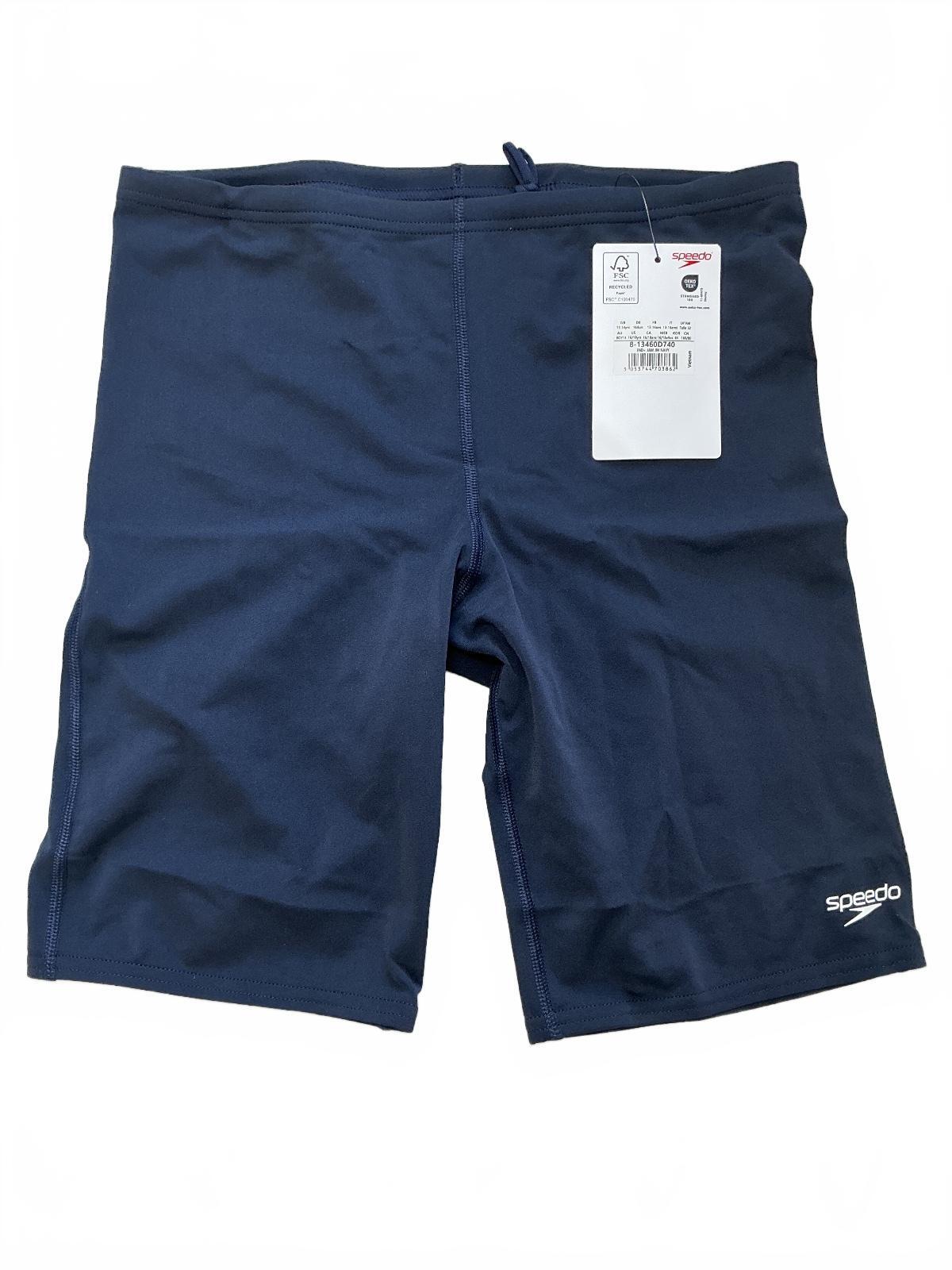 Speedo Endurance+ Boys Navy Swim Jammer Shorts 13-14yrs