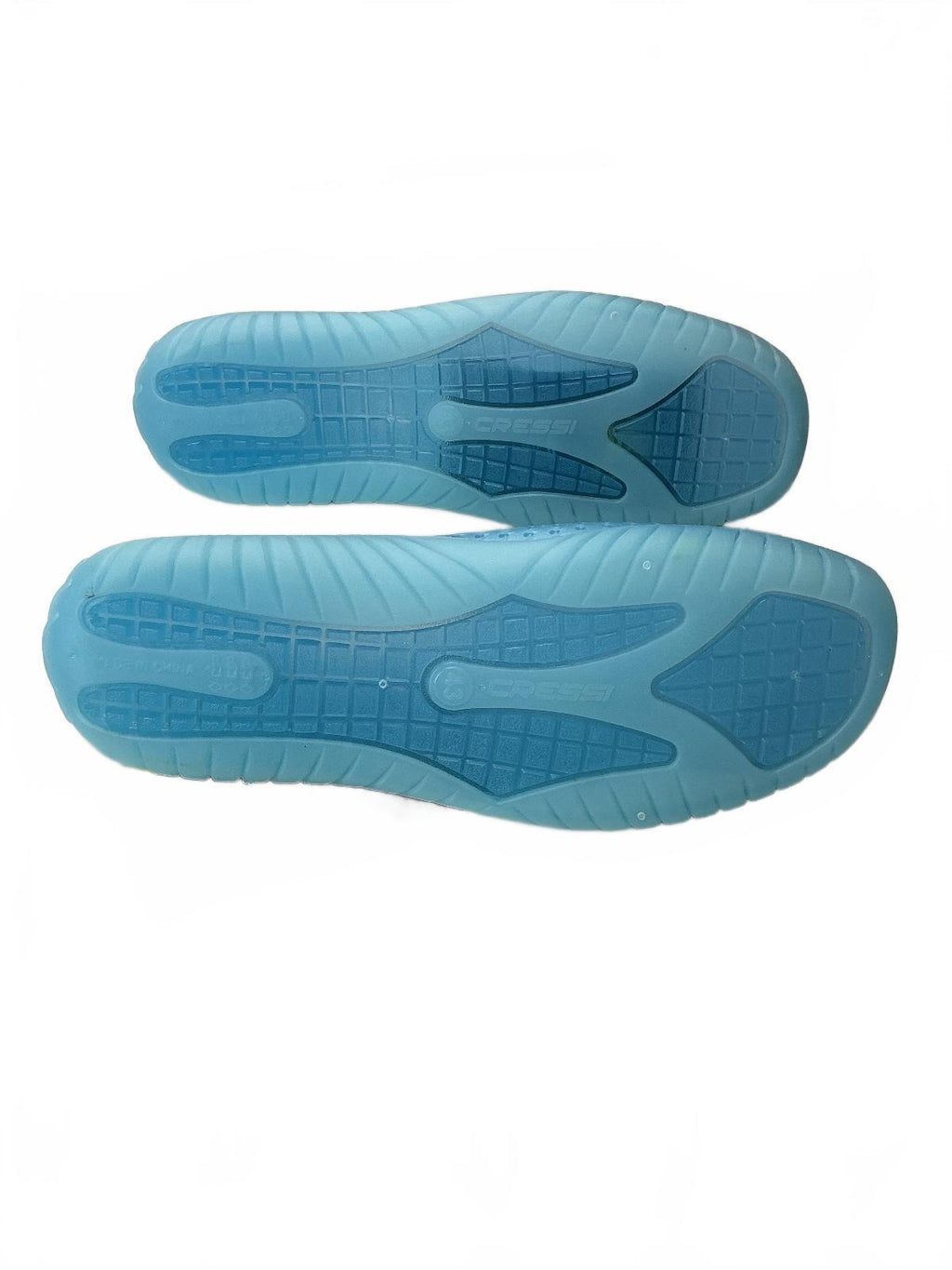 Cressi Aqua Shoes Size 43 Uk 9 Blue Transparent Water Shoes