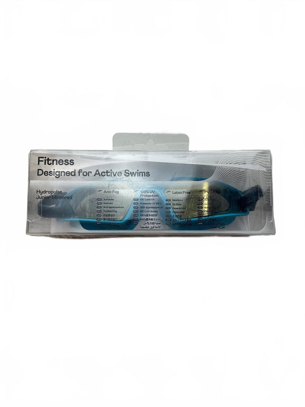 *NEW* Speedo Fitness Junior Mirrored Swimming Goggles Size Junior 6-12
