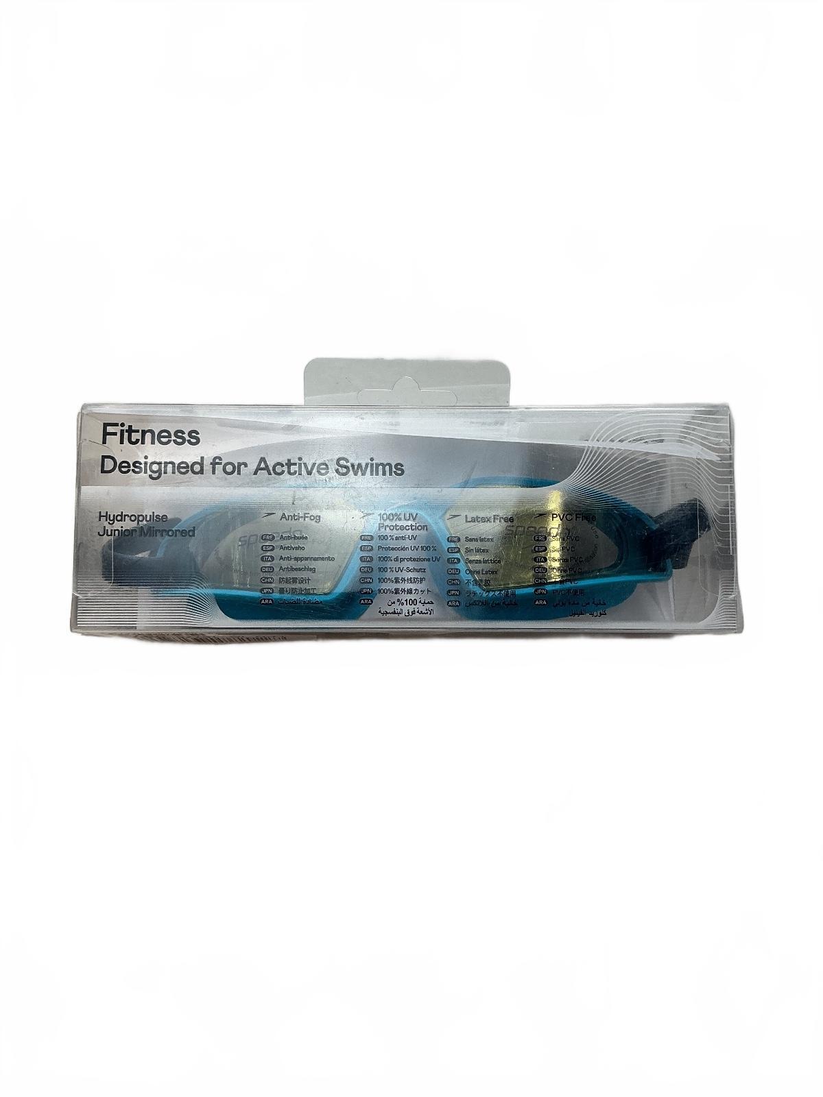 *NEW* Speedo Fitness Junior Mirrored Swimming Goggles Size Junior 6-12