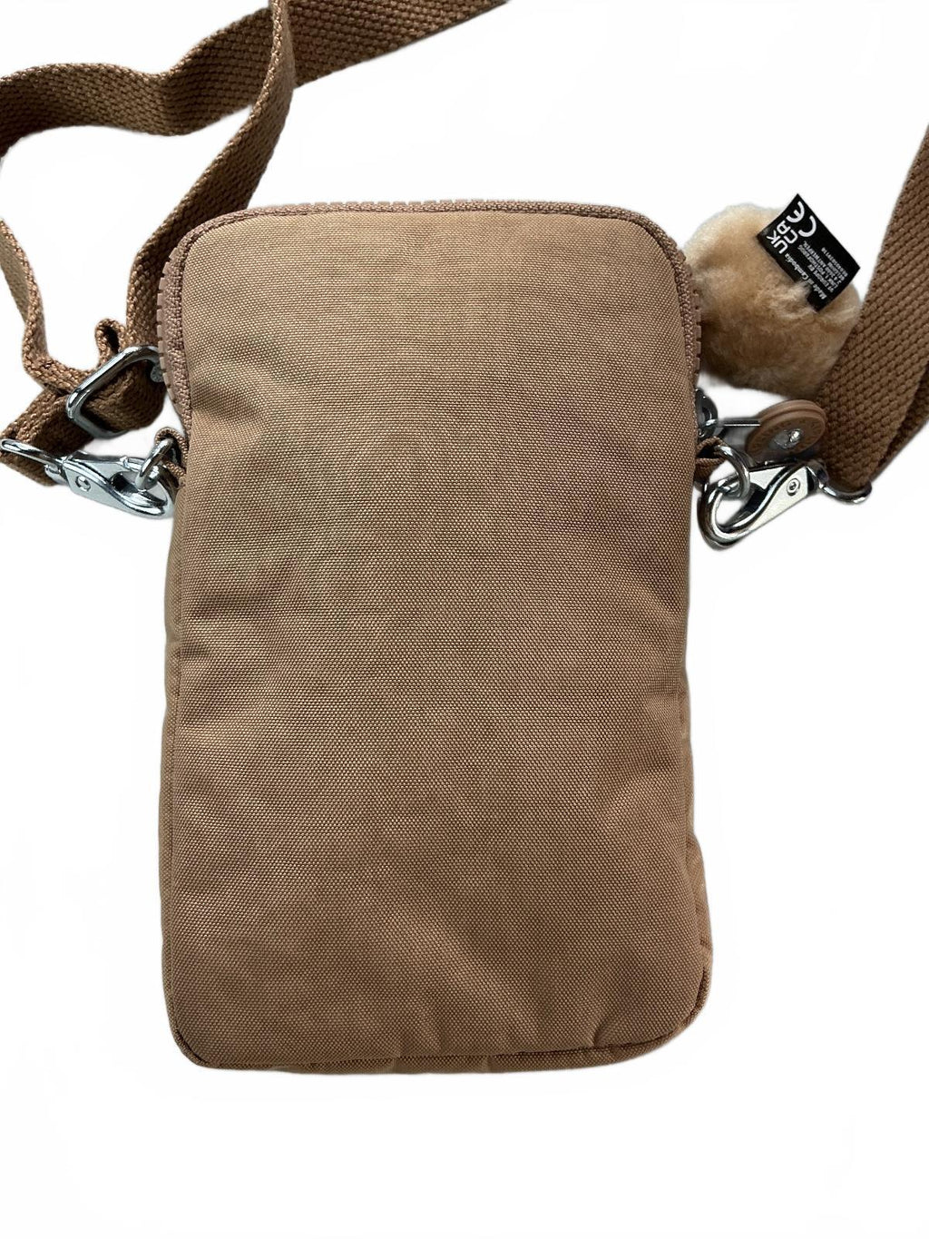 Kipling Telmo Light Unisex Small Crossbody Bag Tan Adjustable Strap