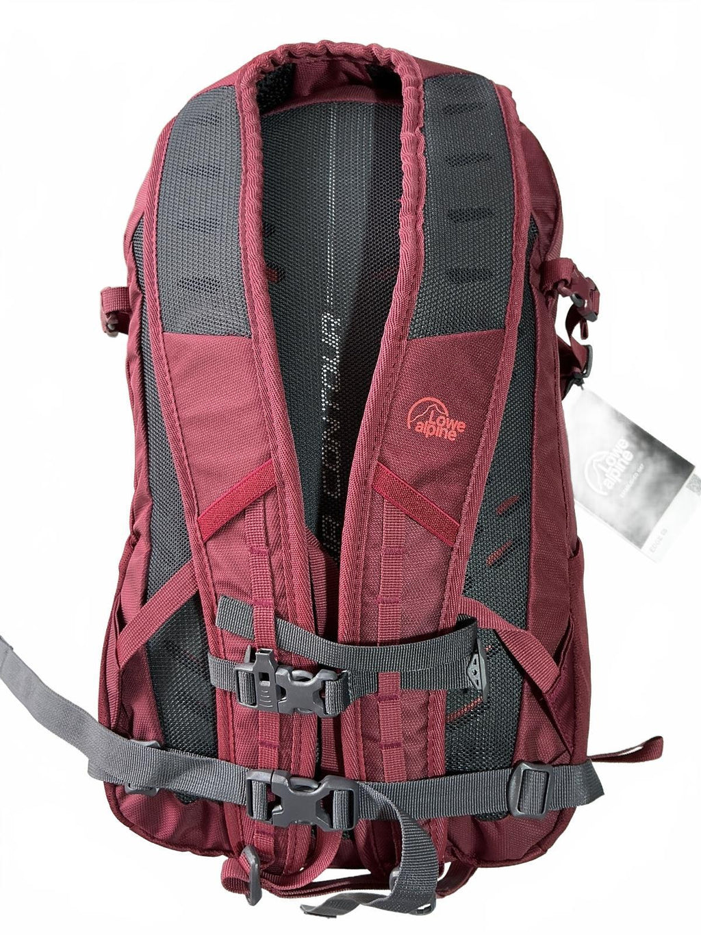 *NEW* Lowe Alpine Edge 18 Burgundy Hiking Backpack Rucksack 18L