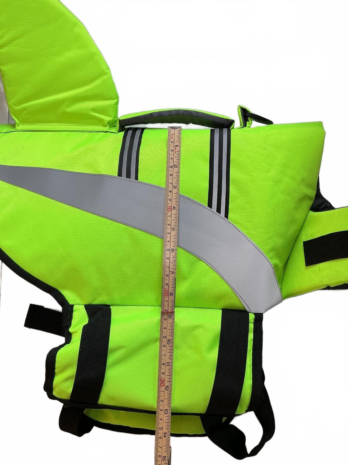 XL Neon Green Dog Life Jacket Vest Safety Gear