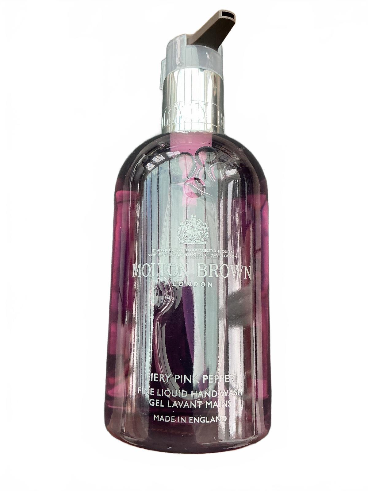 Molton Brown Fiery Pink Pepper Fine Liquid Hand Wash 300ml Elegant Scented Soap