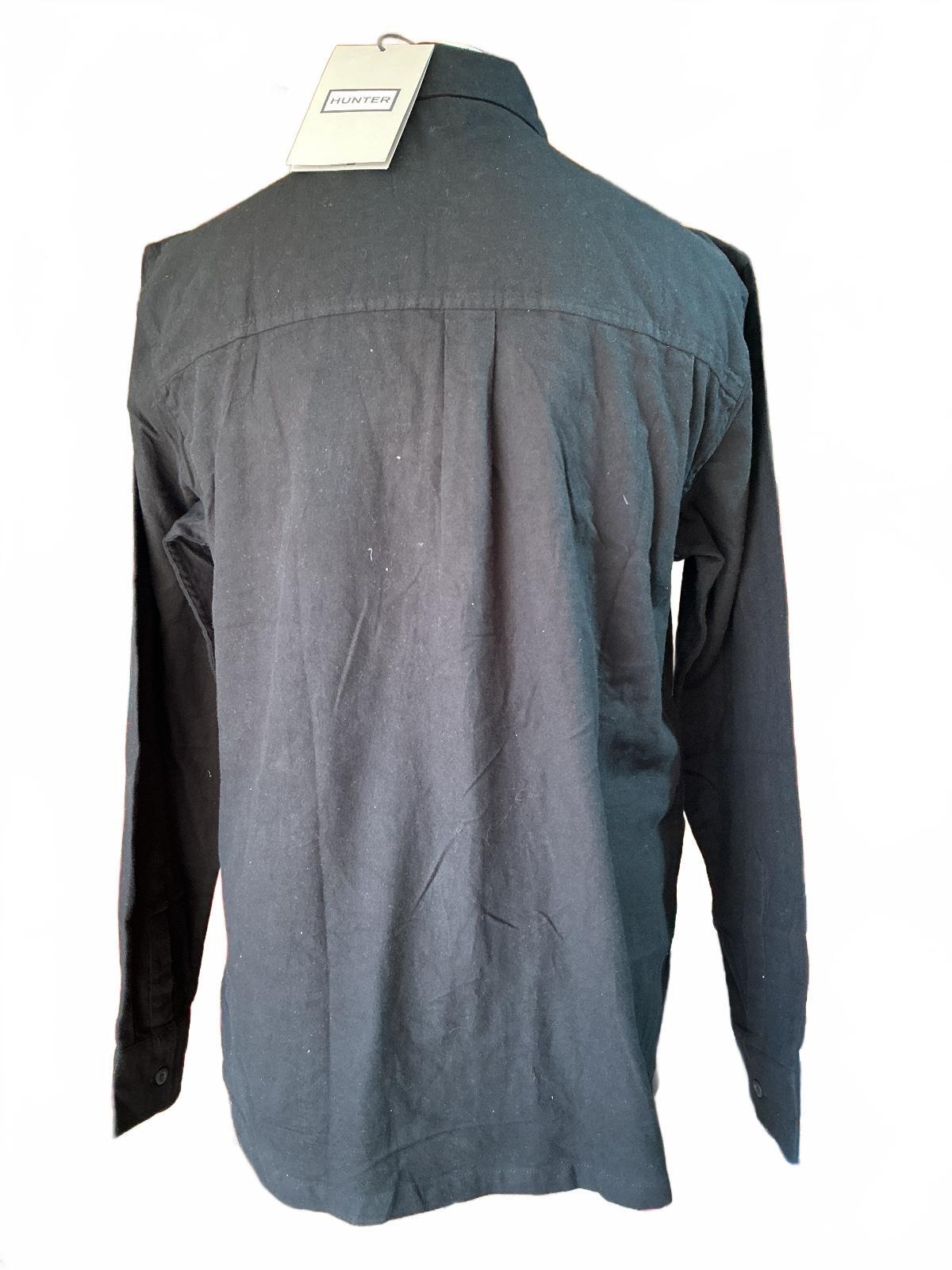 Hunter Black Long Sleeve Shirt Size XXL Casual Classic Button-Up