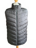boohooMAN Men's Black Puffer Gilet Jacket Size M Warm Lightweight Vest