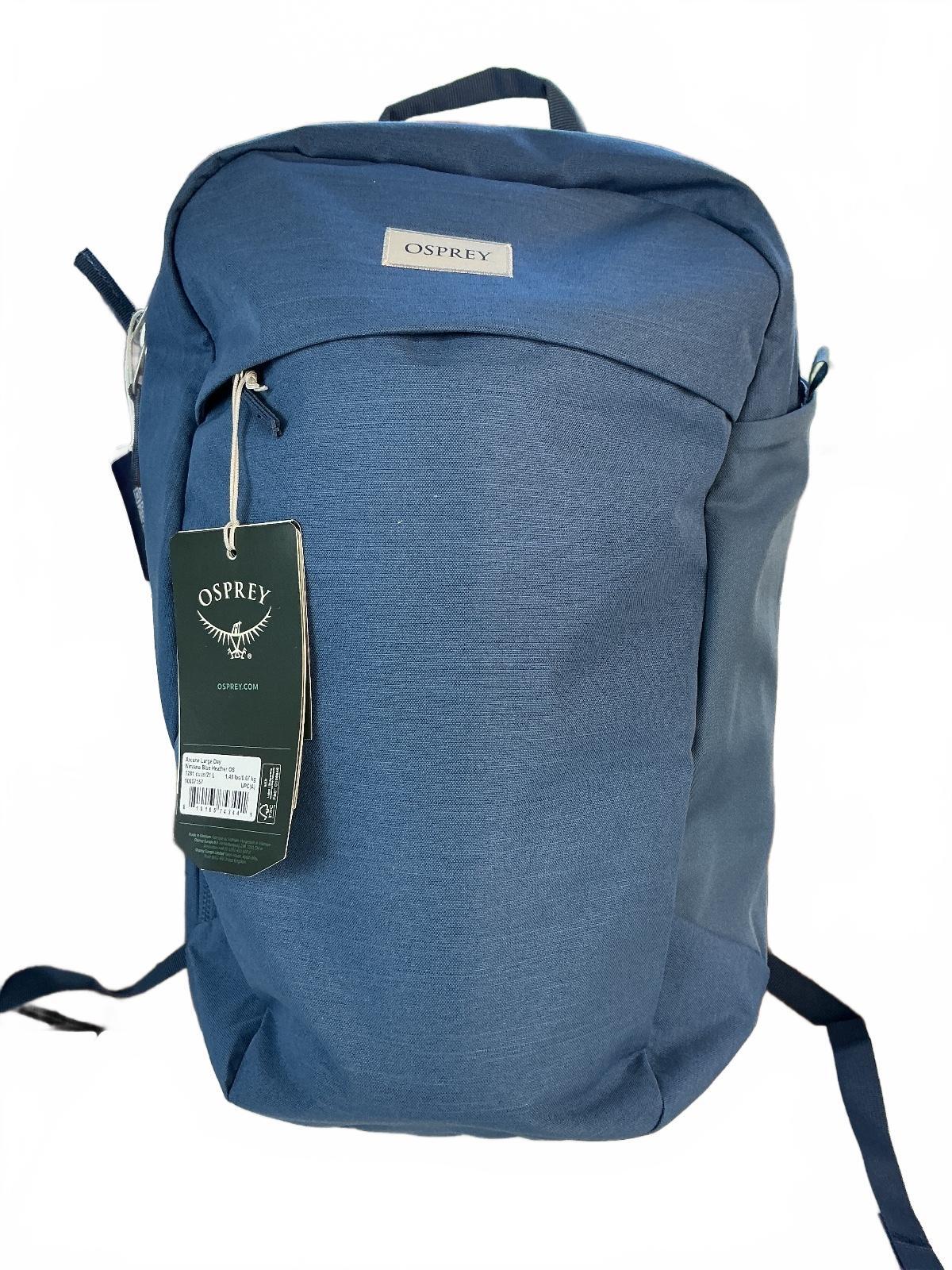 Osprey Arcane Large Day Unisex 21L Blue Laptop Backpack Recycled Fabric