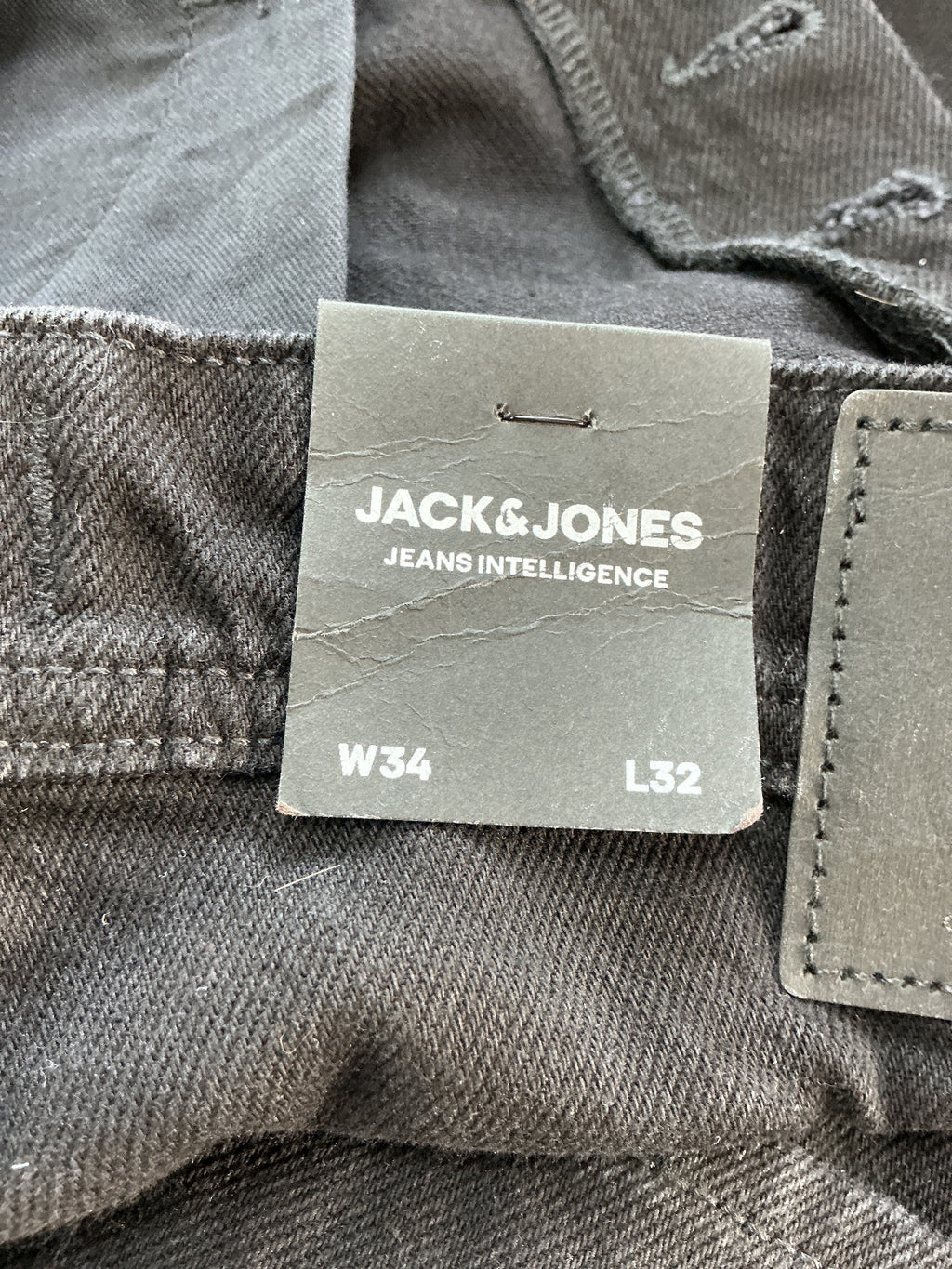 Jack & Jones Loose Eddie Men's Jeans W34 L32 Black Comfortable Fit