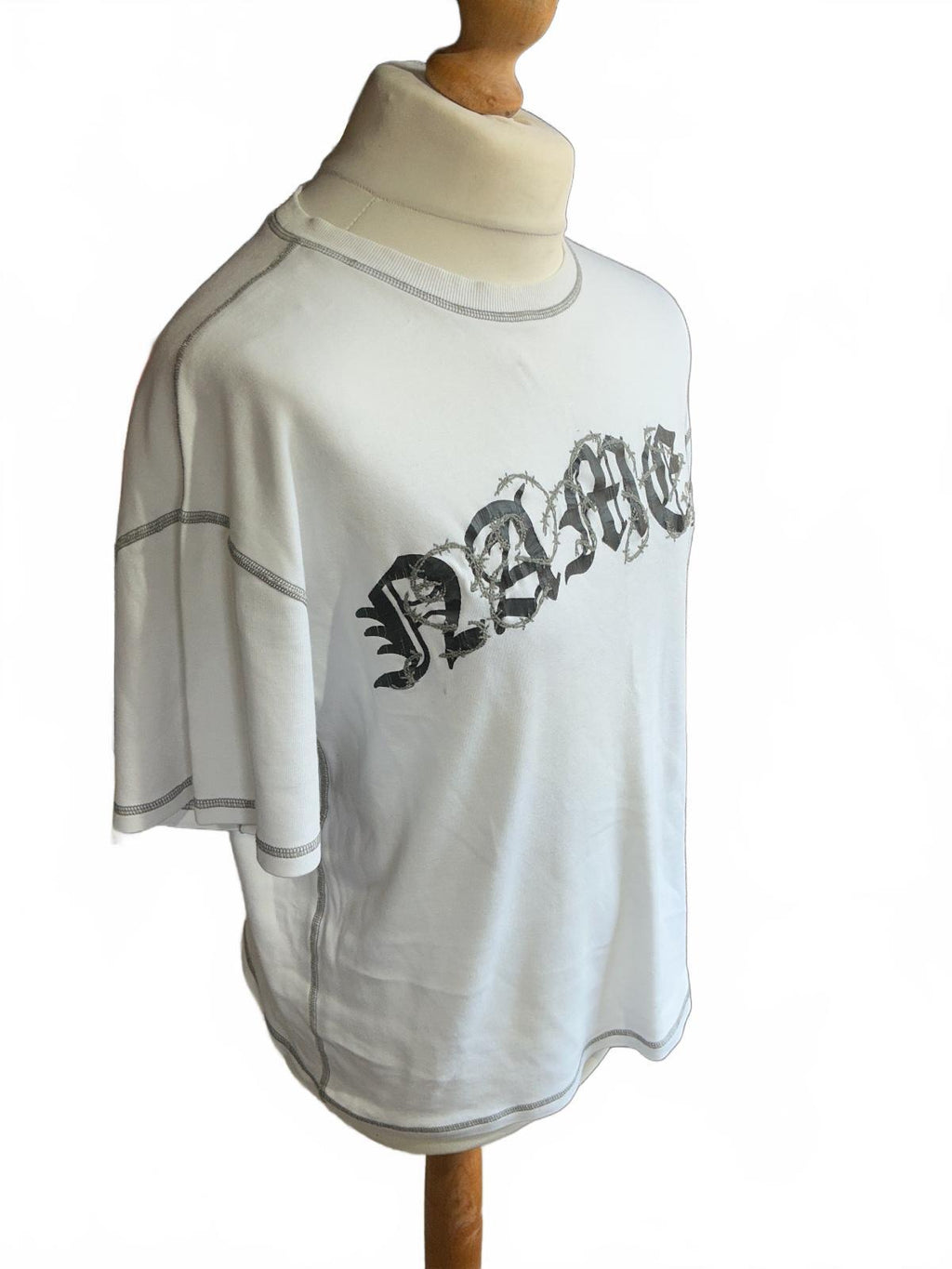 Named Collective White Graphic T-Shirt Small/Medium Casual Wear