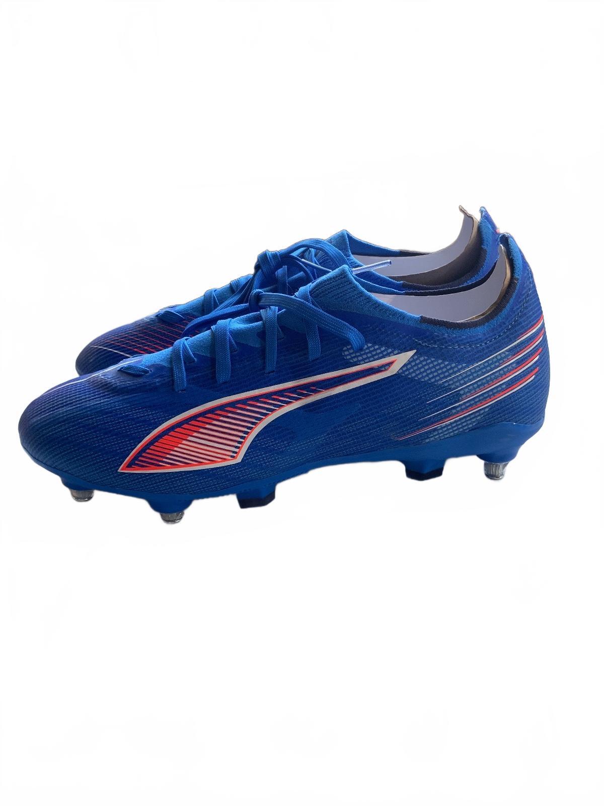 Puma Ultra 6 Match MxSG Football Boots Size UK 6.5 EUR 40.5 Blue Red