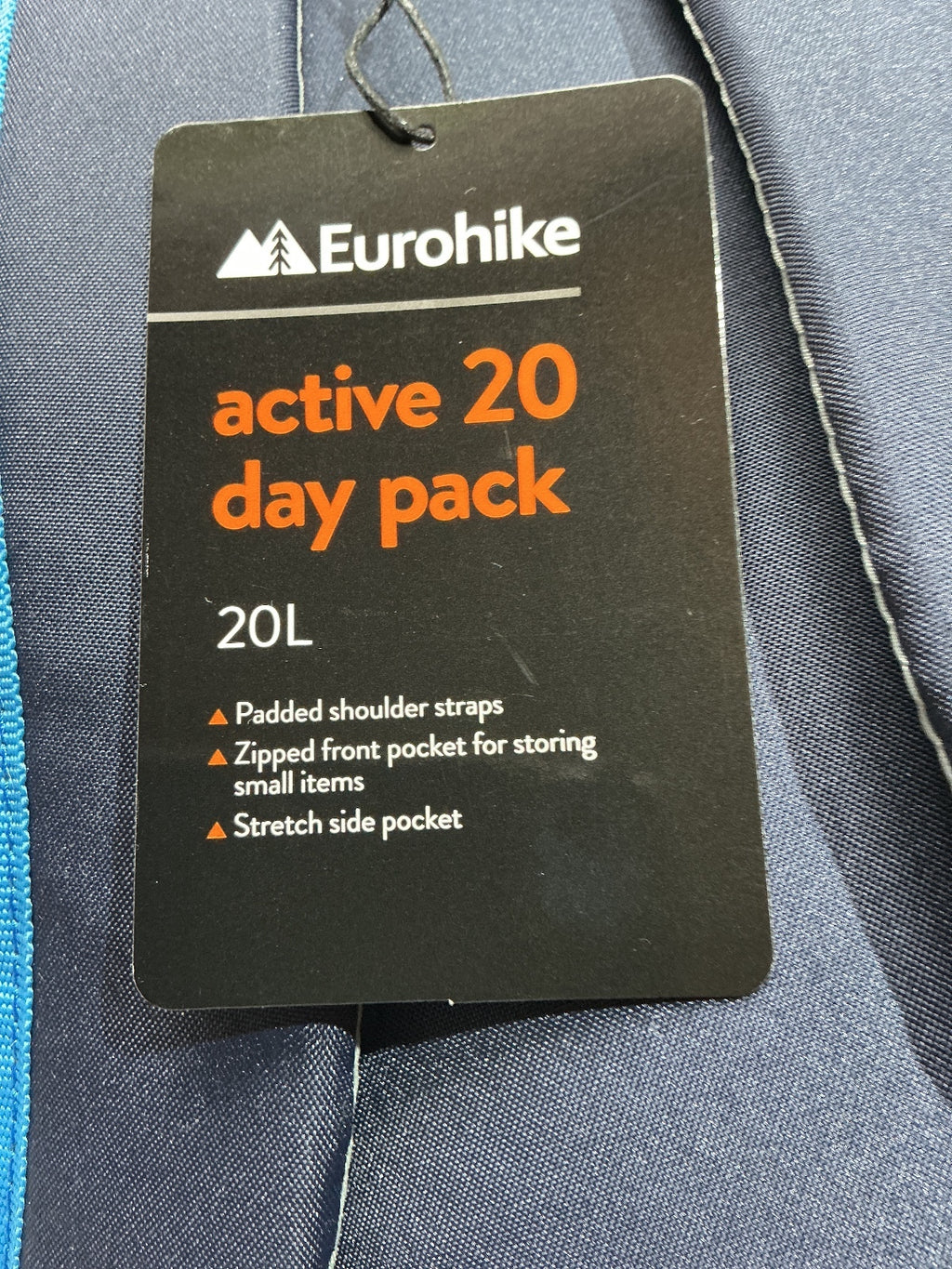 *NEW* Eurohike Active 20 Day Pack 20L Blue Lightweight Backpack