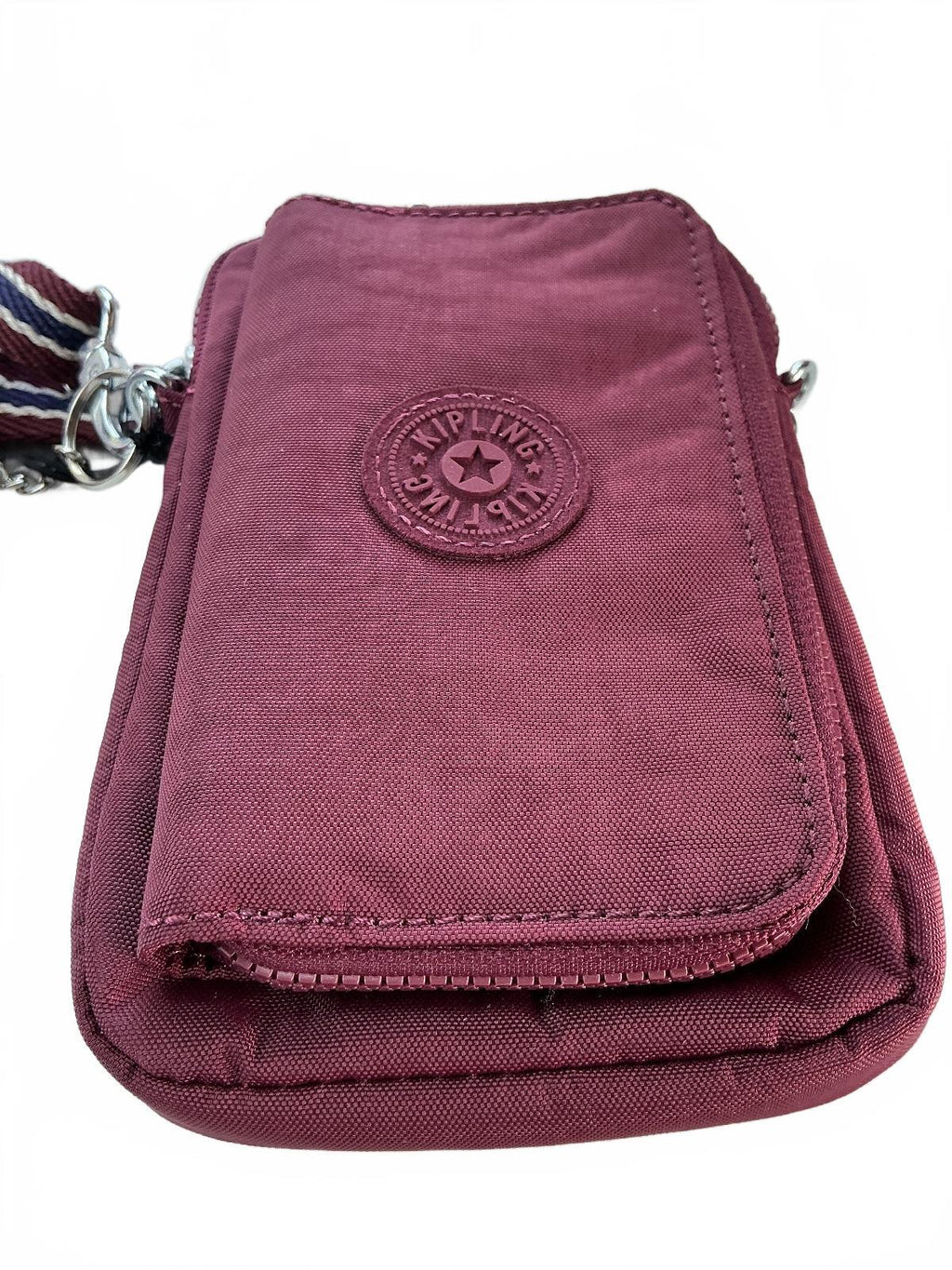 Kipling Telmo Women Small Crossbody Bag Burgundy Removable Strap New