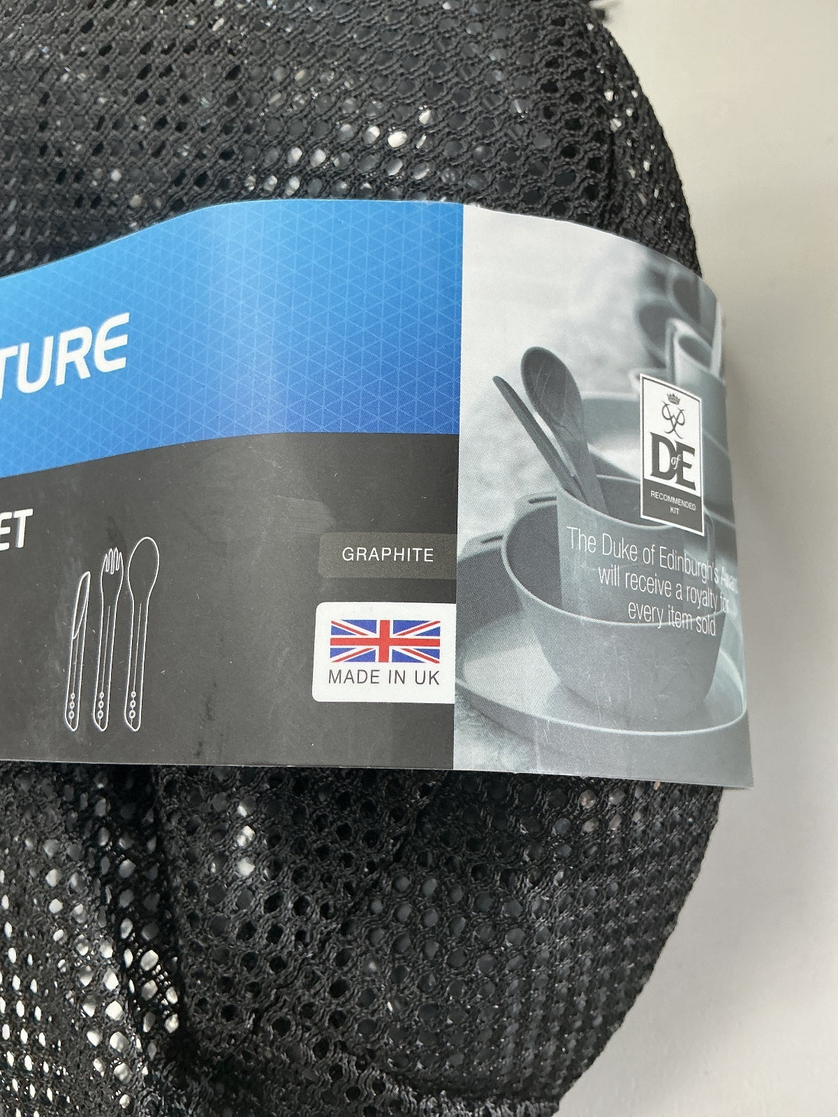 Lifeventure Ellipse Camping Set Graphite UK Made
