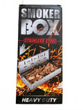Smoker Box Stainless Steel Heavy Duty Wood Chip Smoker Box for Grill