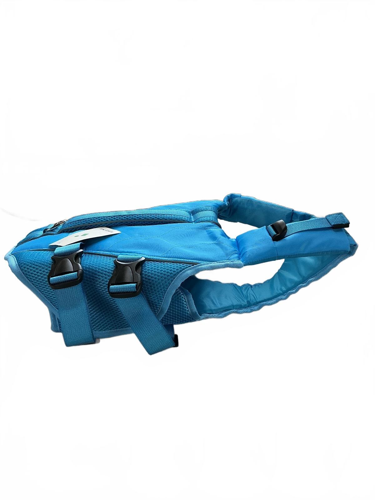 KONWINIT Dog Life Jacket Adjustable Harness Size L Blue