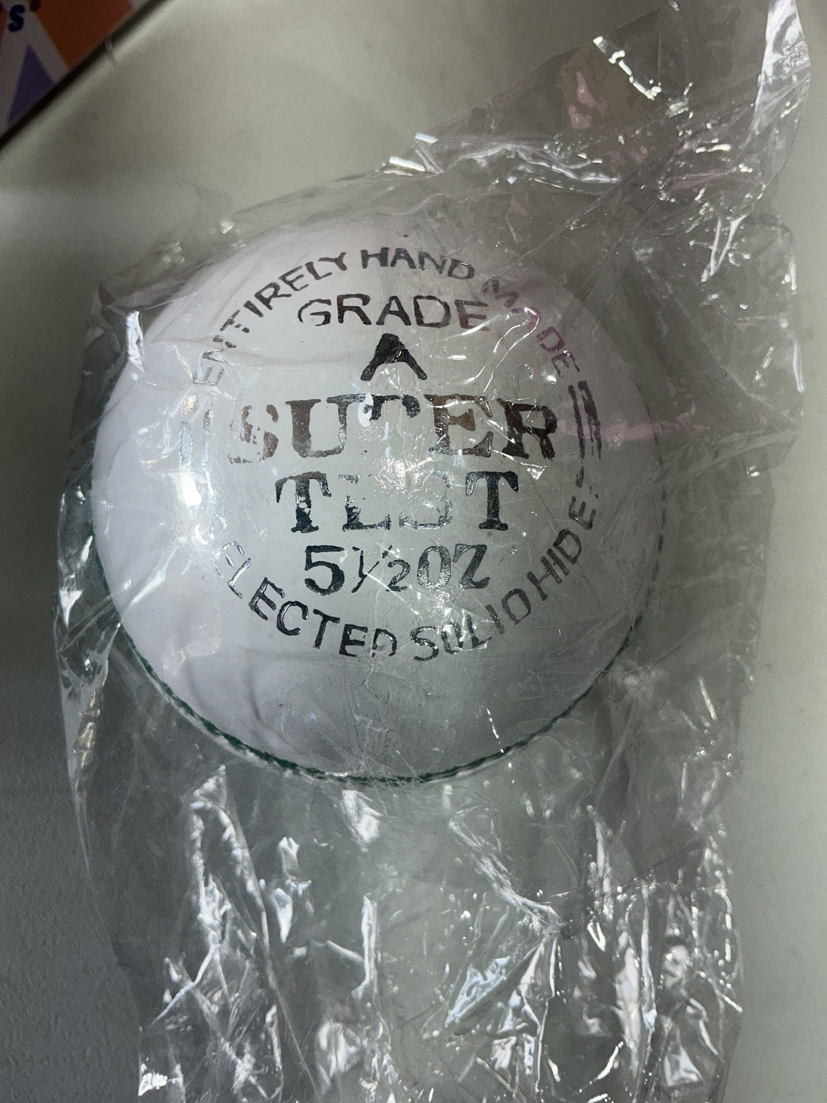 New Kookaburra Paceball Youth Cricket Ball 135GM+Mozilla Super Test 5 1/2oz