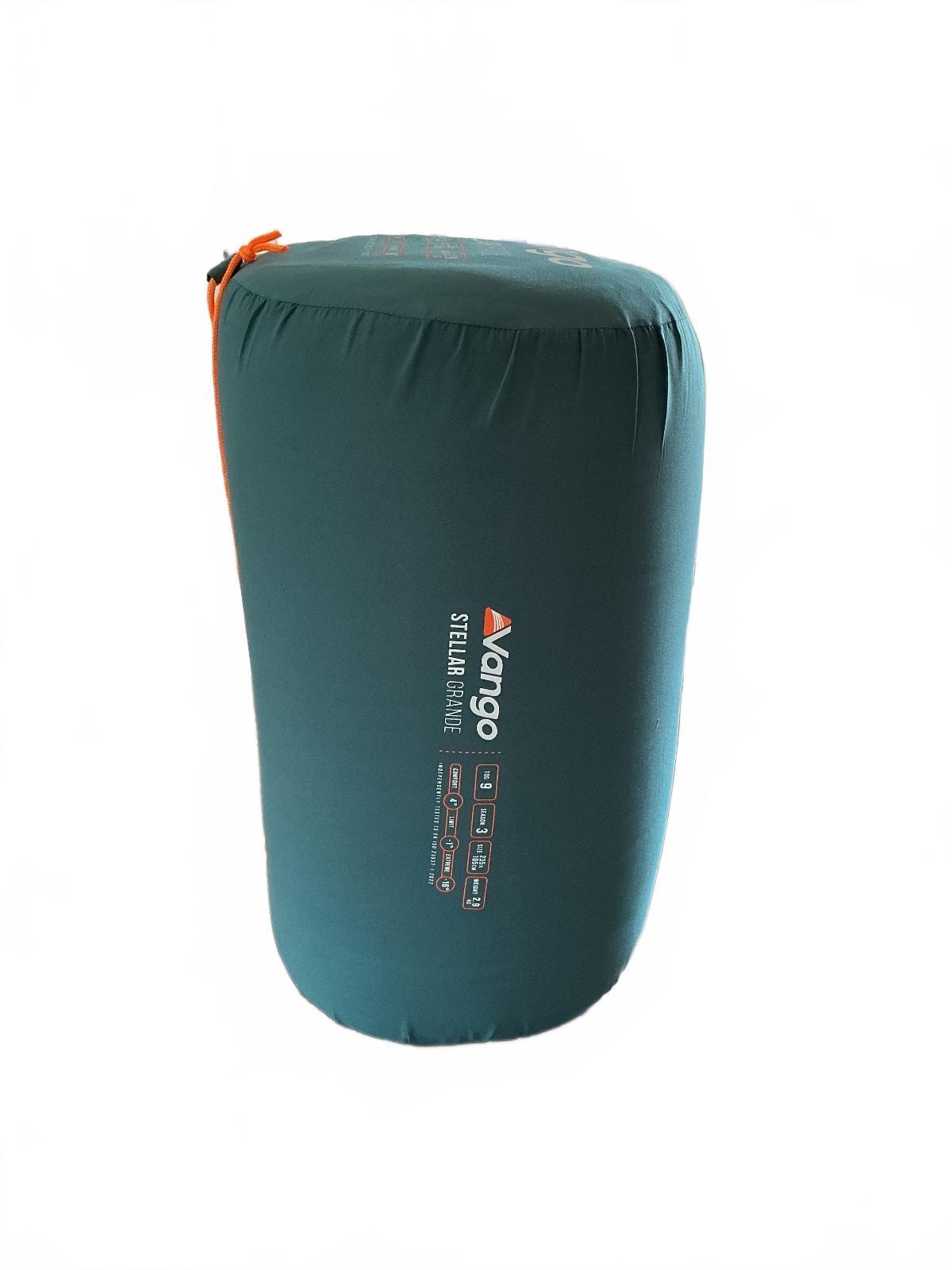 Vango Stellar Grande Sleeping Bag 235x105cm Comfortable 4° Season 3