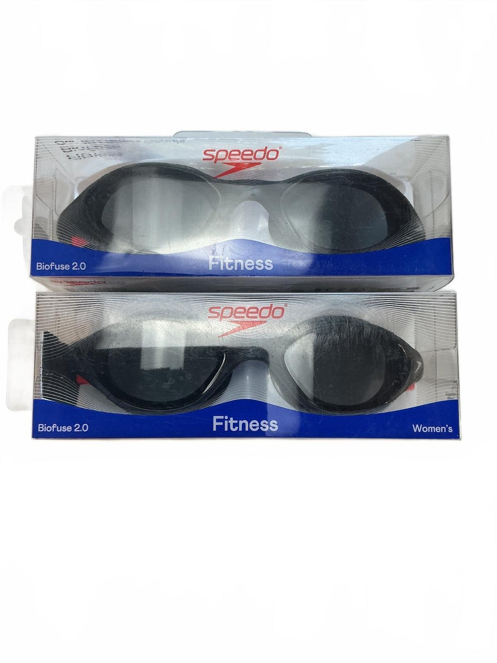 Two Speedo Biofuse 2.0 Fitness Swimming Goggles Adult & Women's Sizes