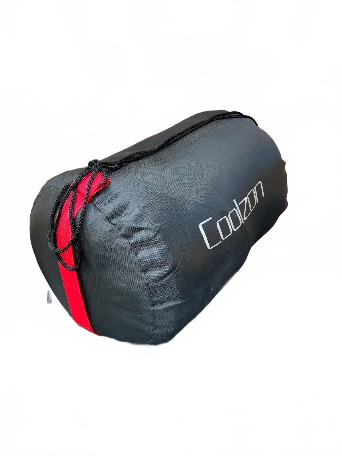 Coolzon Blue Lightweight Sleeping Bag 220cm x 75cm with Carry Bag