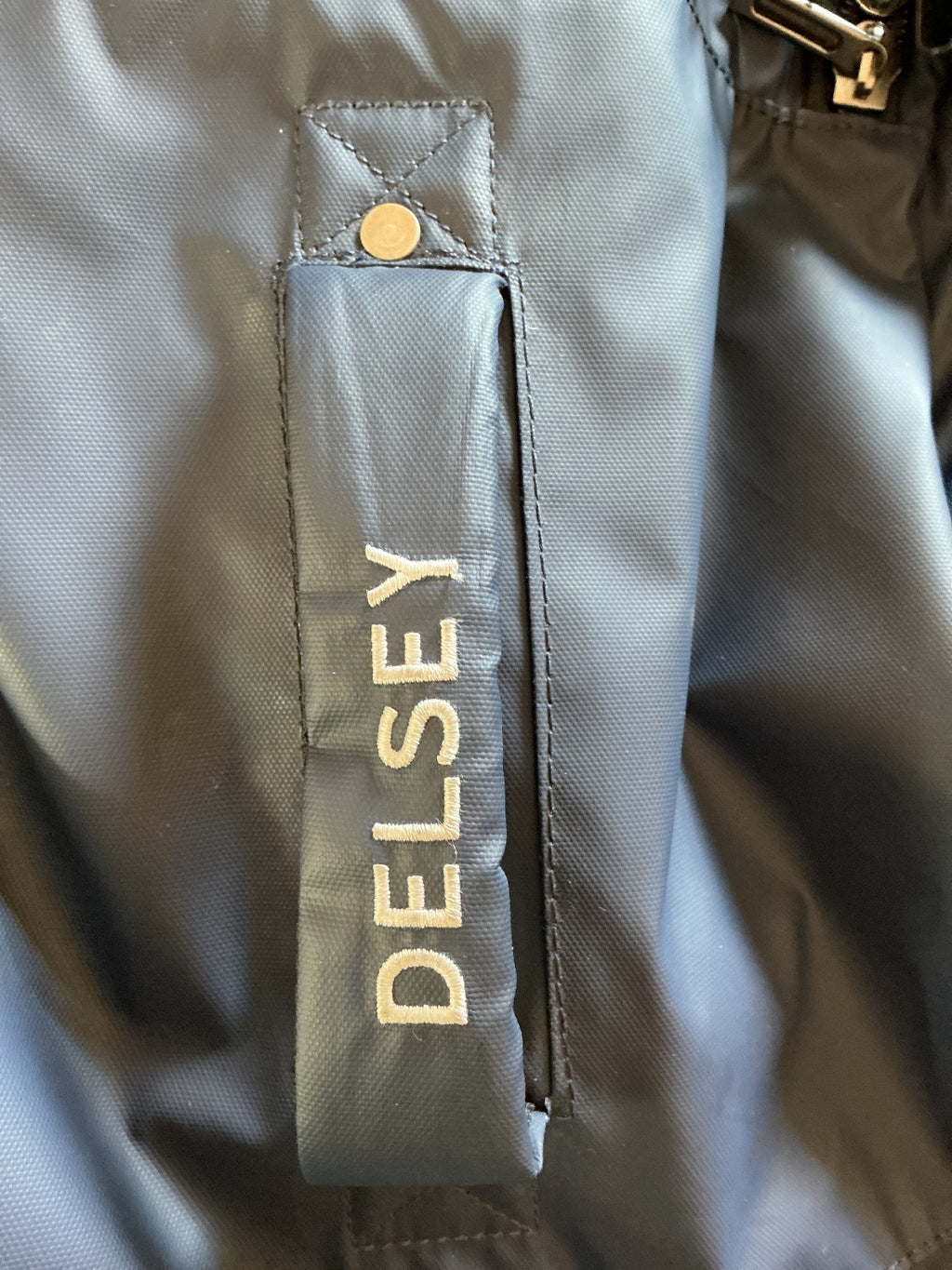Delsey Large Navy Blue Wheeled Travel Bag with Multiple Handles XL