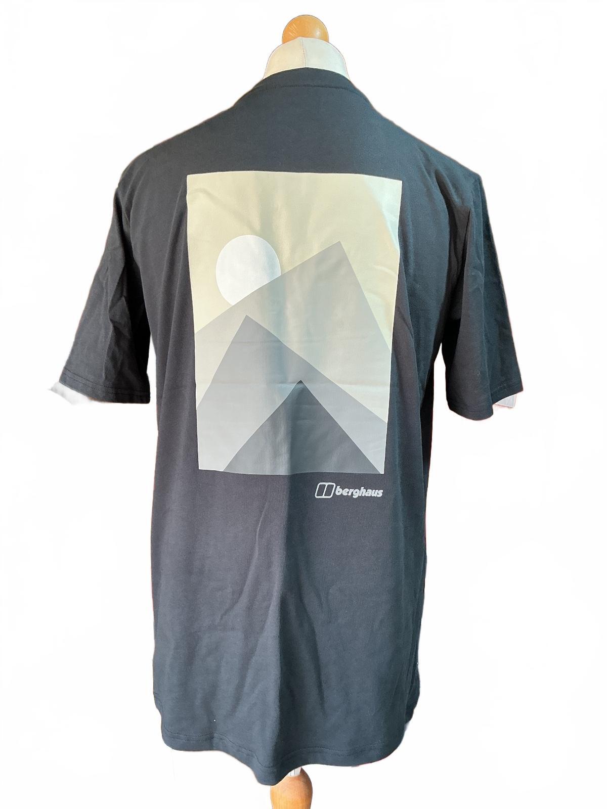 Berghaus Black Mini Silhouette T-Shirt Size XL Casual Outdoor Tee