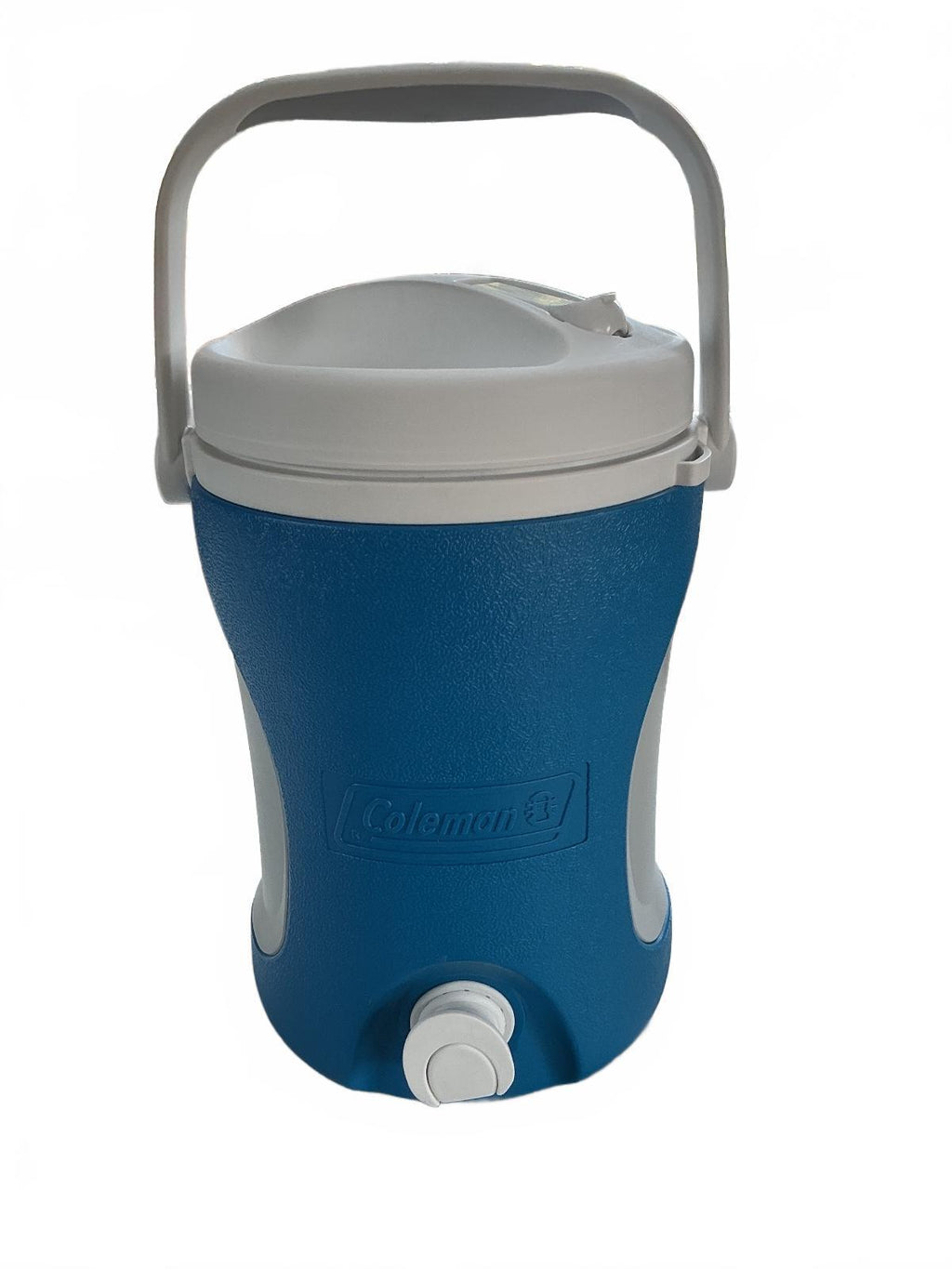 Coleman 3.8L Blue and White Water Jug Cooler