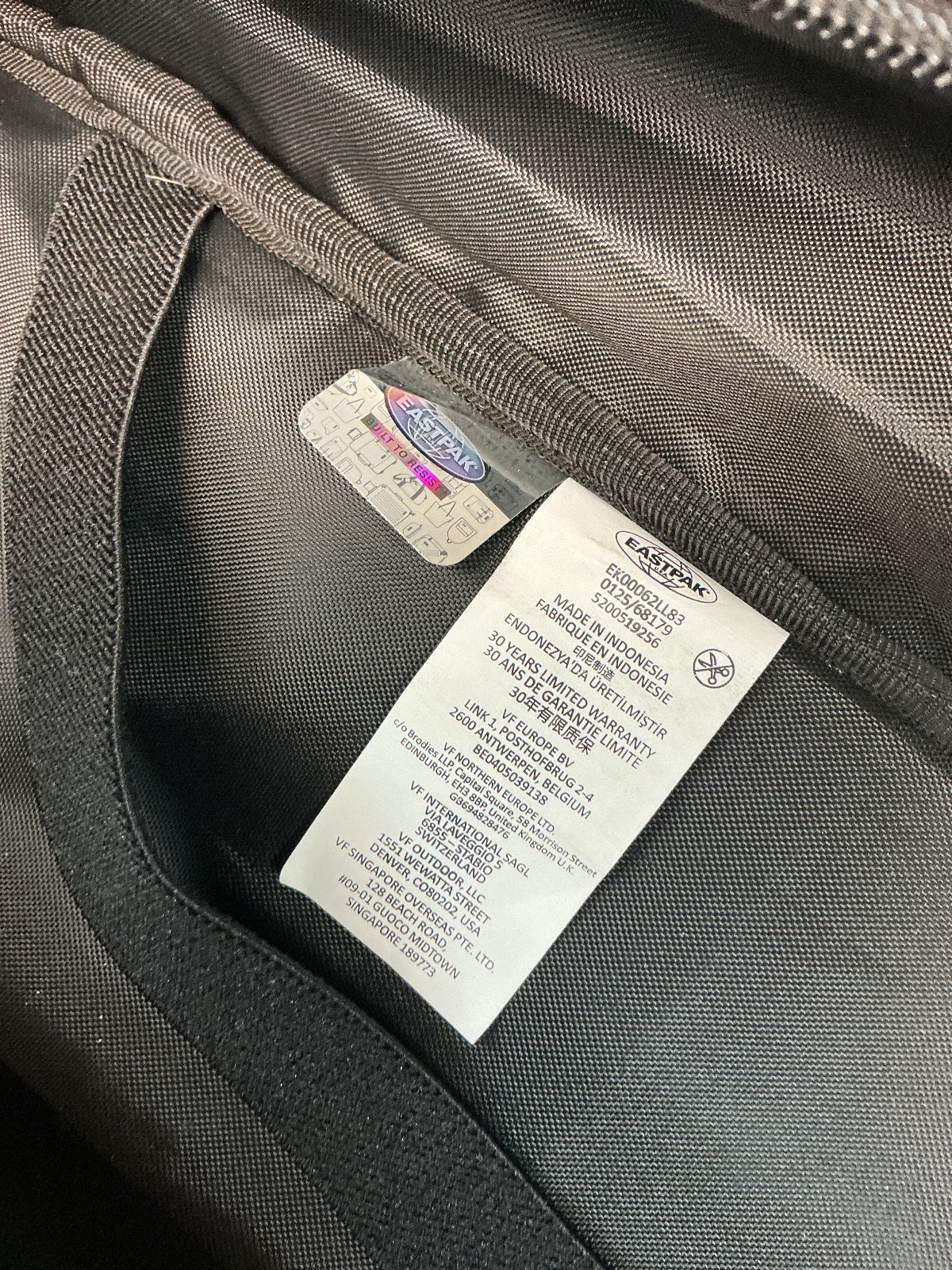 Eastpak Large Navy Blue Wheeled Travel Bag 78L