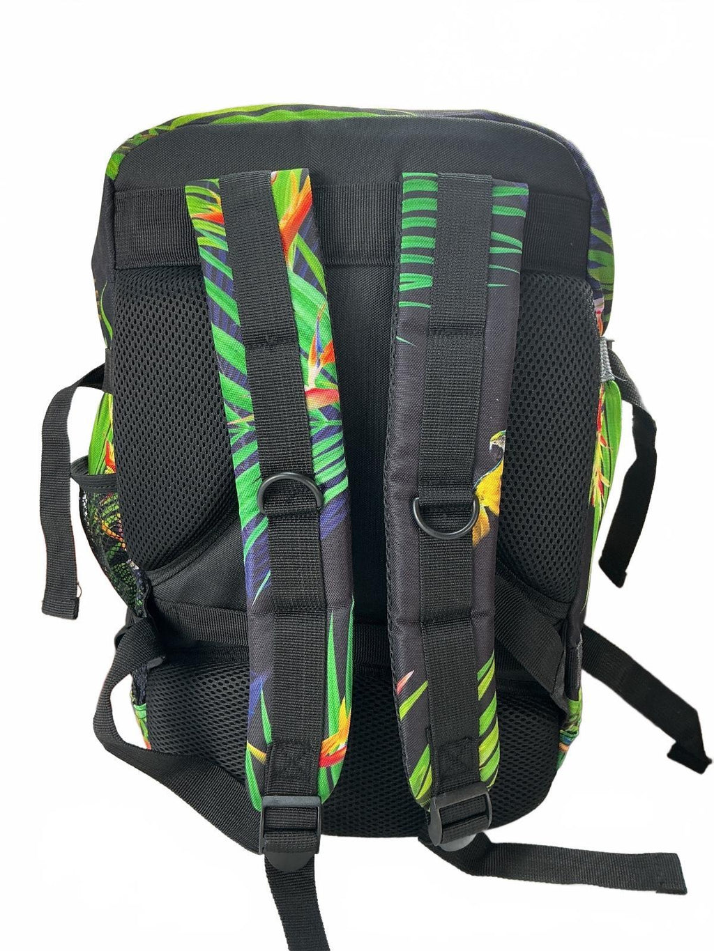 Cabin Max Unisex Tropical Print Ryanair Backpack Green Adjustable