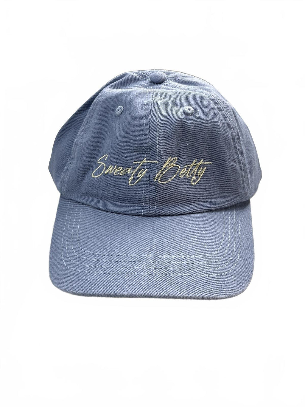 Sweaty Betty Azure Lifestyle Cap Unisex One Size Laguna Blue Adjustable Cotton