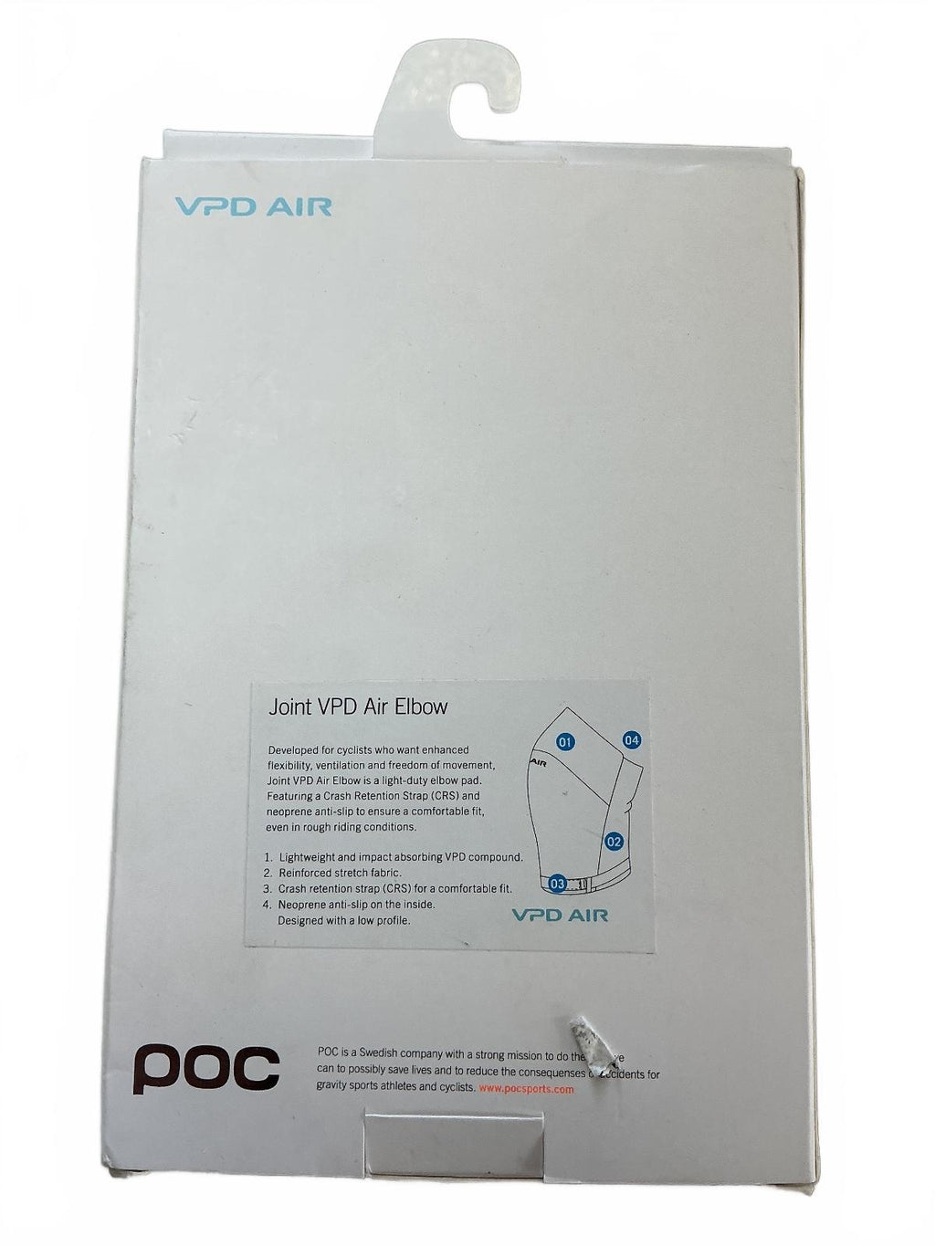 POC Vpd Air Joint Elbow Pads Size S Black Protective Gear