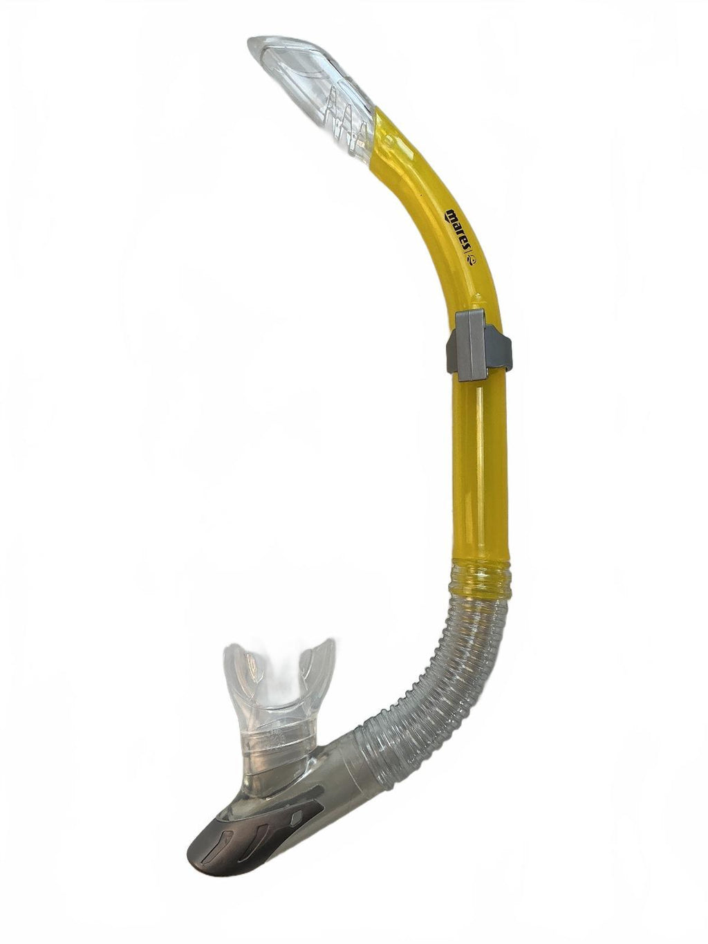 Mares Snorkel Yellow Medium Size Scuba Snorkel