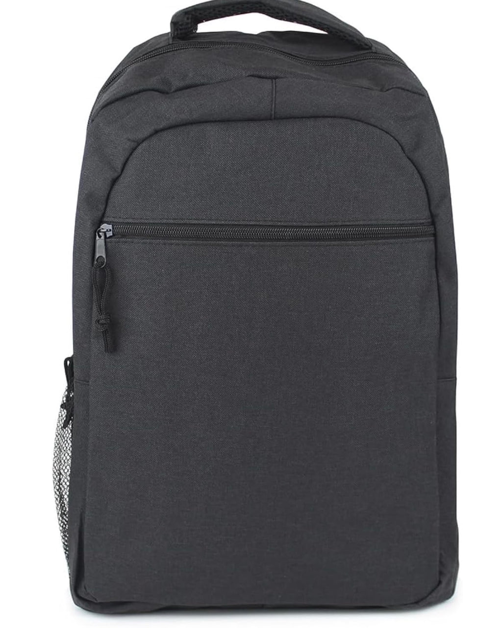 New Stationary Backpack Black Durable Water-Resistant School Bag 45cm
