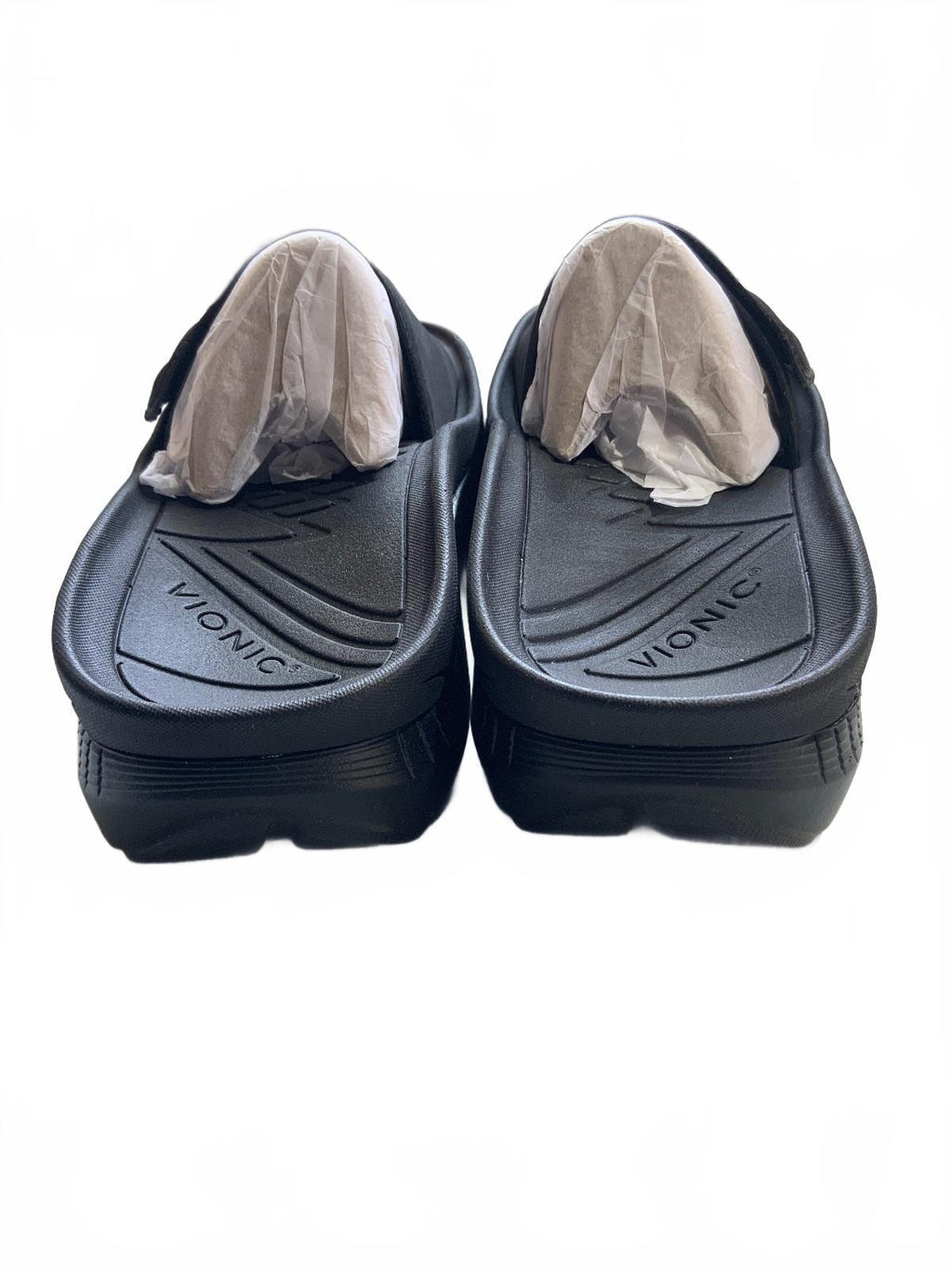 Vionic Black Slide Sandals Size 5.5 Comfortable Orthotic Support Shoes