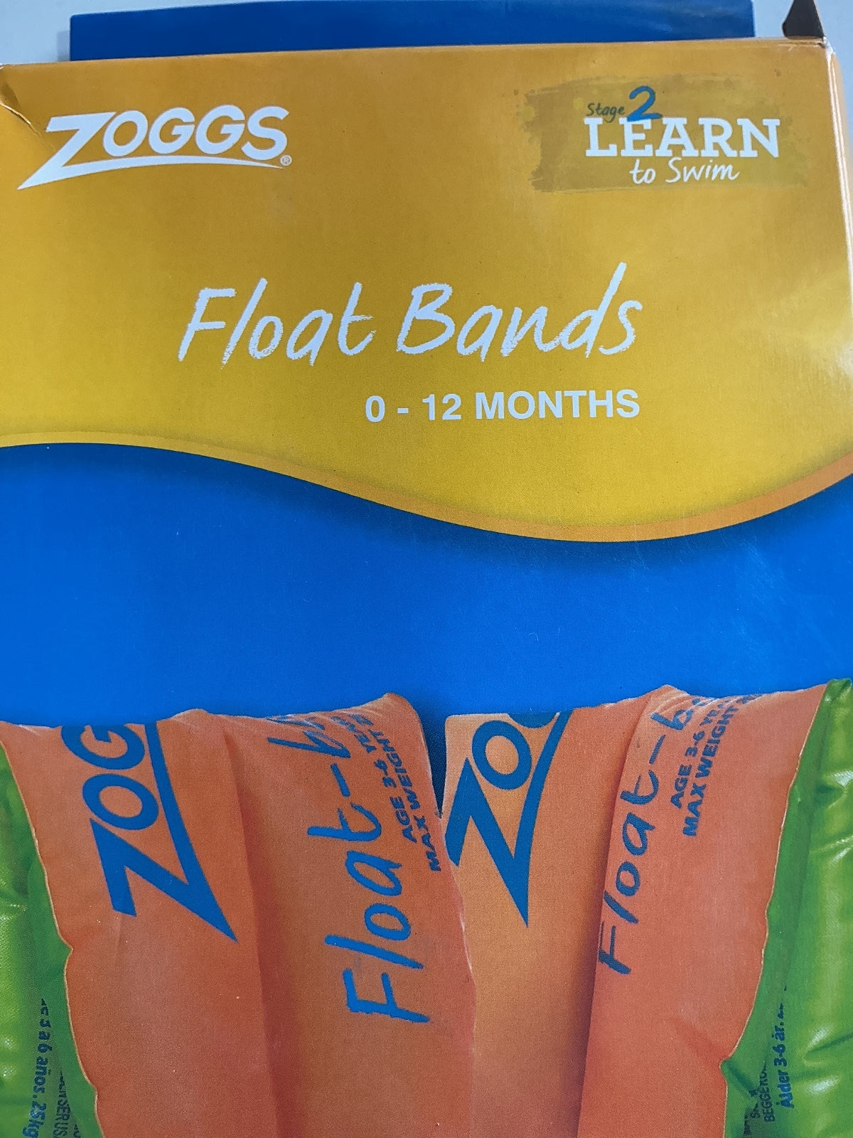 Zoggs Float Bands Baby Swim Arm Bands 0-12 Months Infant Floatation Aid