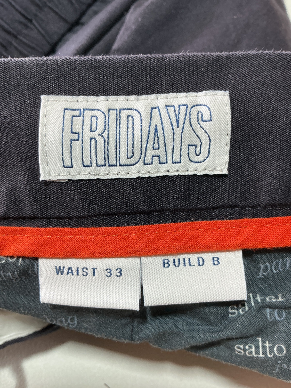 Spoke London Men's Navy Blue Trousers Waist 33 Build B