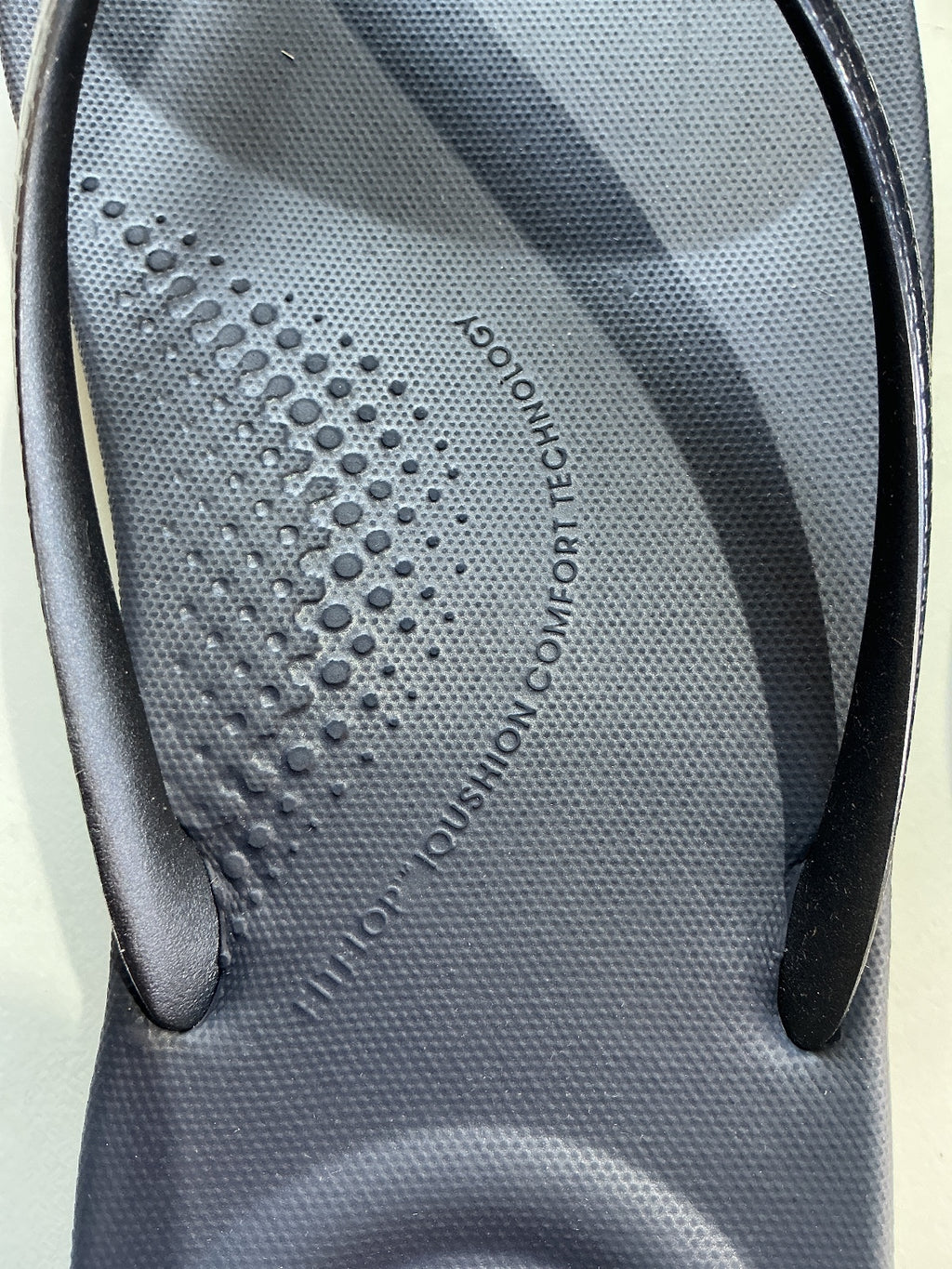 FitFlop IQushion Ergonomic Flip-Flops UK 5 Midnight Navy Comfortable Sandals