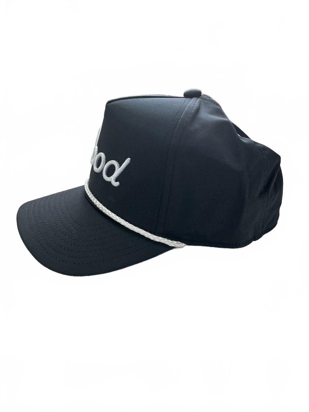 *NEW* Good Good Hole in One Rope Black Snapback Cap Size Adjustable