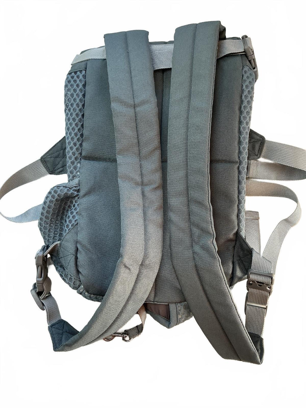 Allsopets Dog Carrier Backpack Medium Grey Adjustable Straps Comfortable Cushion