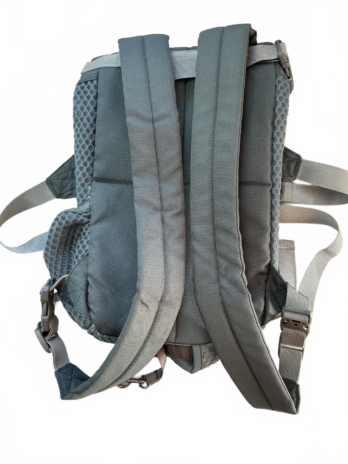 Allsopets Dog Carrier Backpack Medium Grey Adjustable Straps Comfortable Cushion