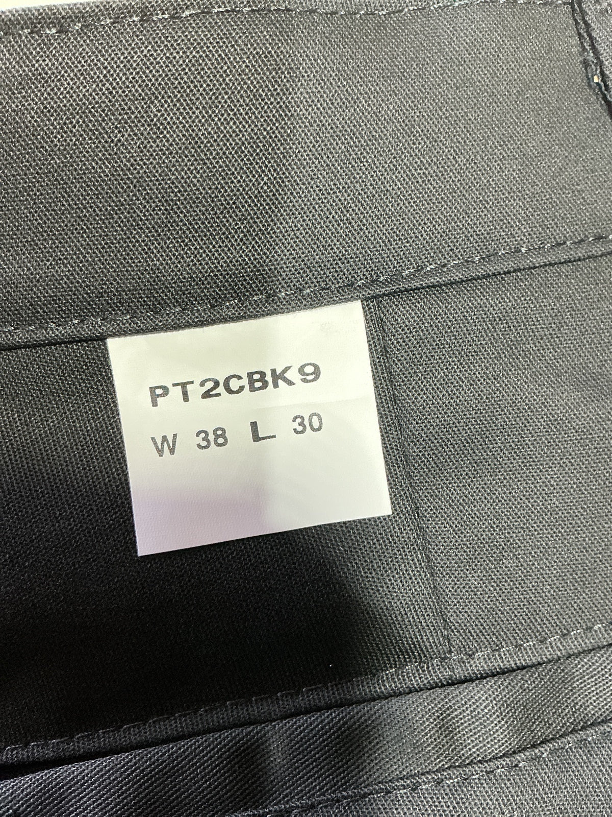 Red Kap Black Work Trousers Size W38 L30 Durable Comfortable Fit