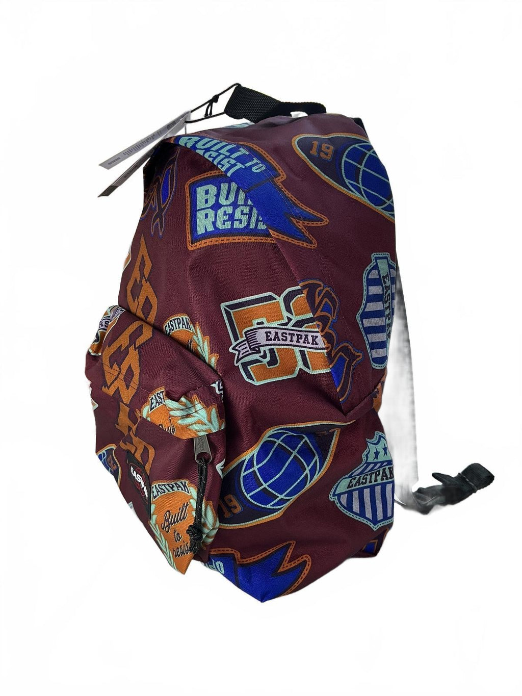 Eastpak Padded Pak'r Unisex 24L Burgundy Multi Logo Backpack
